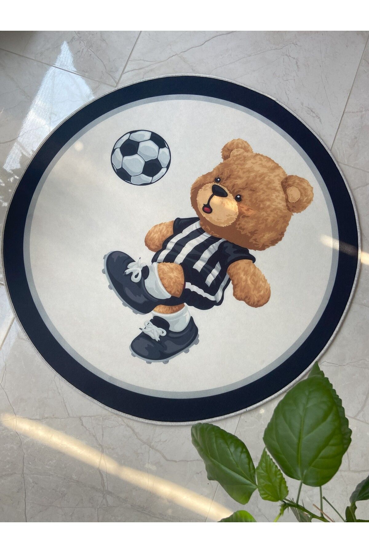Digital Anti-Slip Washable Modern Children's Rug Nursery Rug