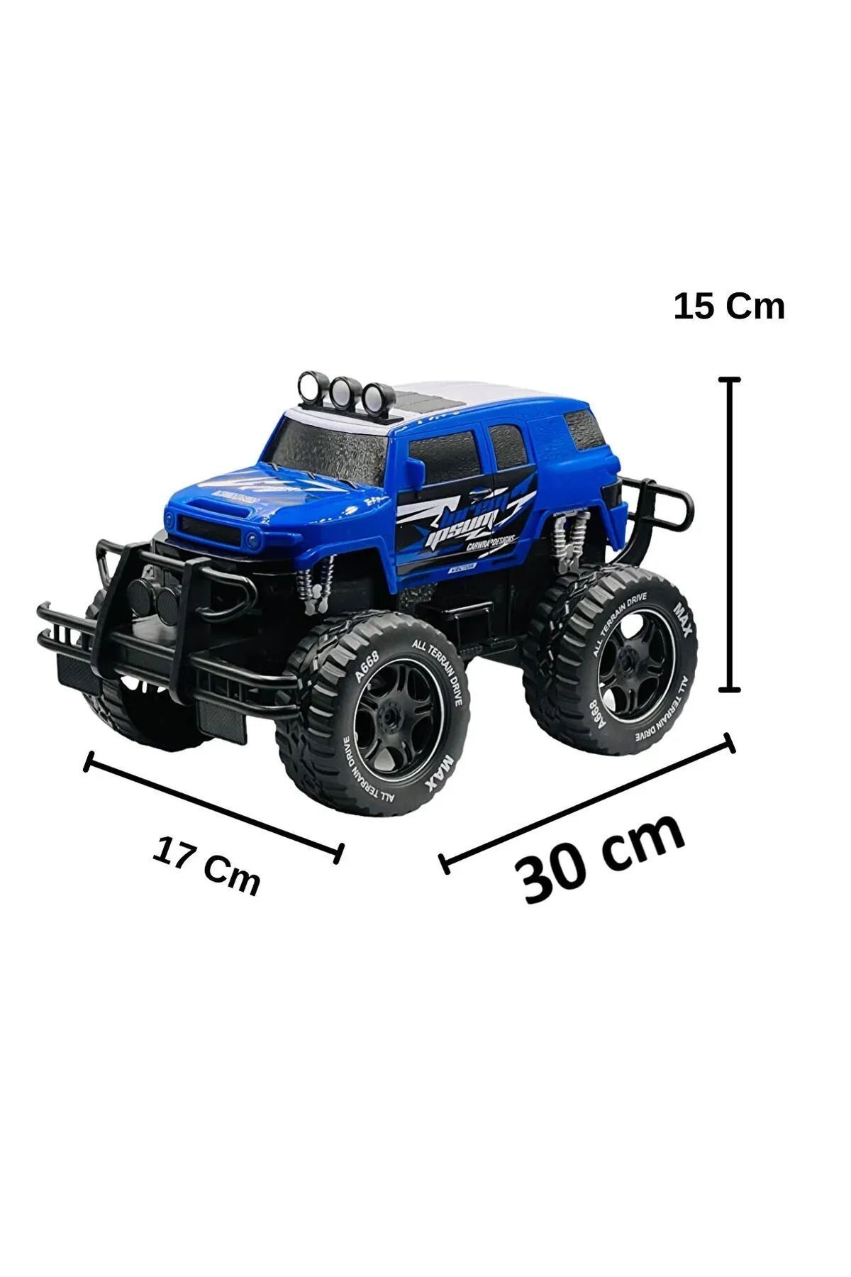 Uzaktan Kumandalı Şarjlı Araba Dev Boy Off Road Jeep Şık Tasarım