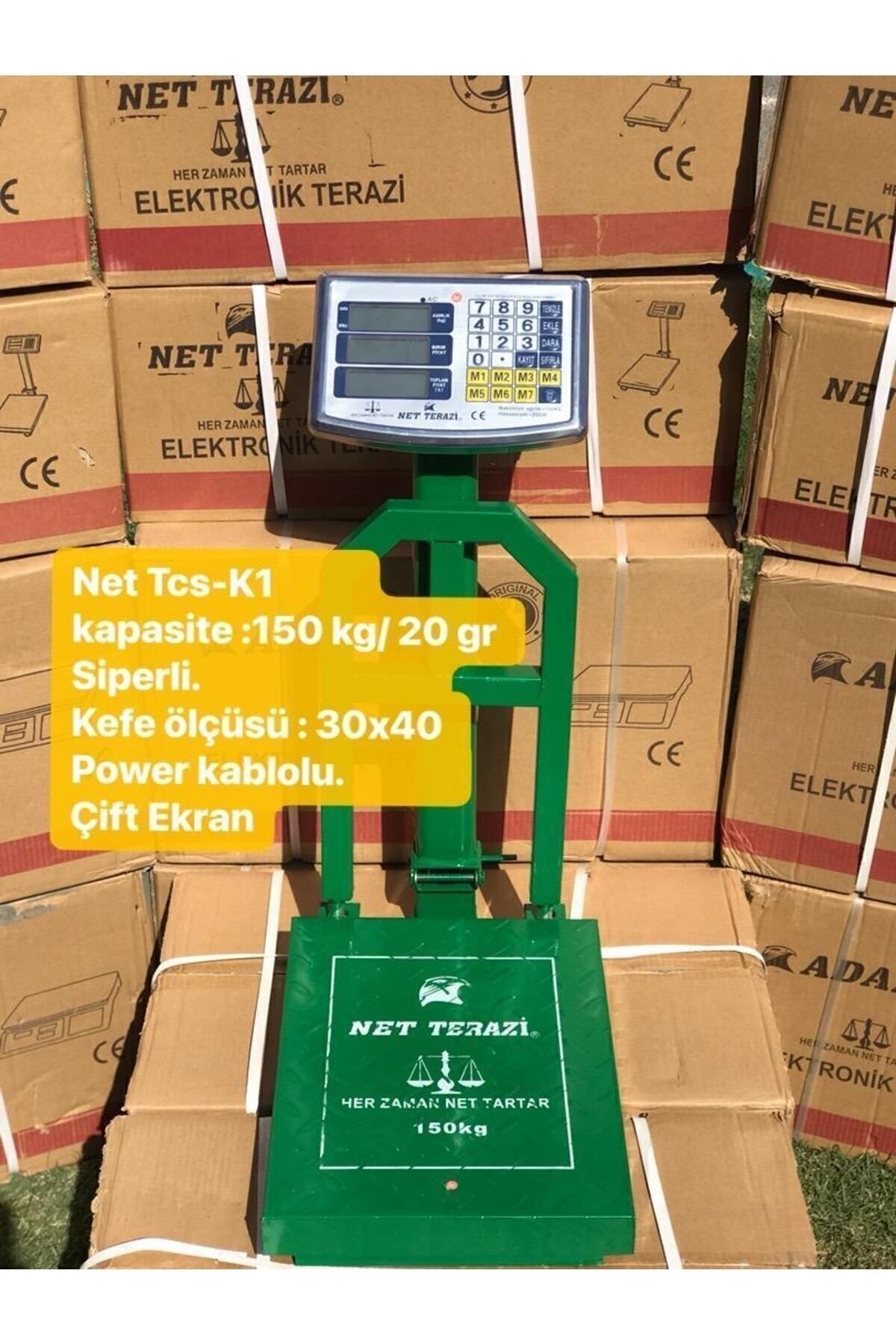 150 Kg 20 gr Hassasiyetli Siperli Terazi