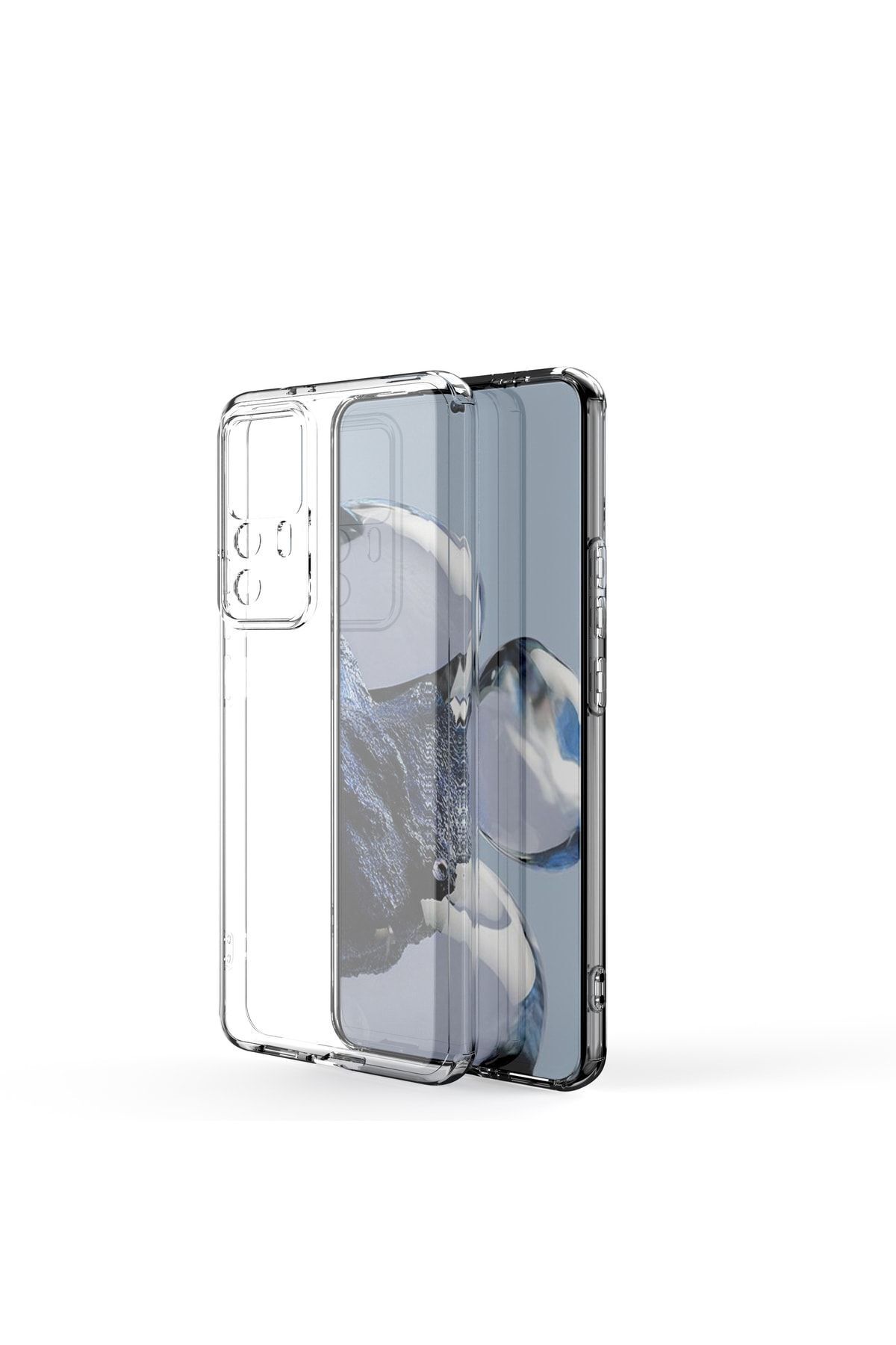 Xiaomi Mi 12t Pro Uyumlu Kapak Şeffaf 3d Kamera Korumalı Renksiz Esnek Silikon Kılıf