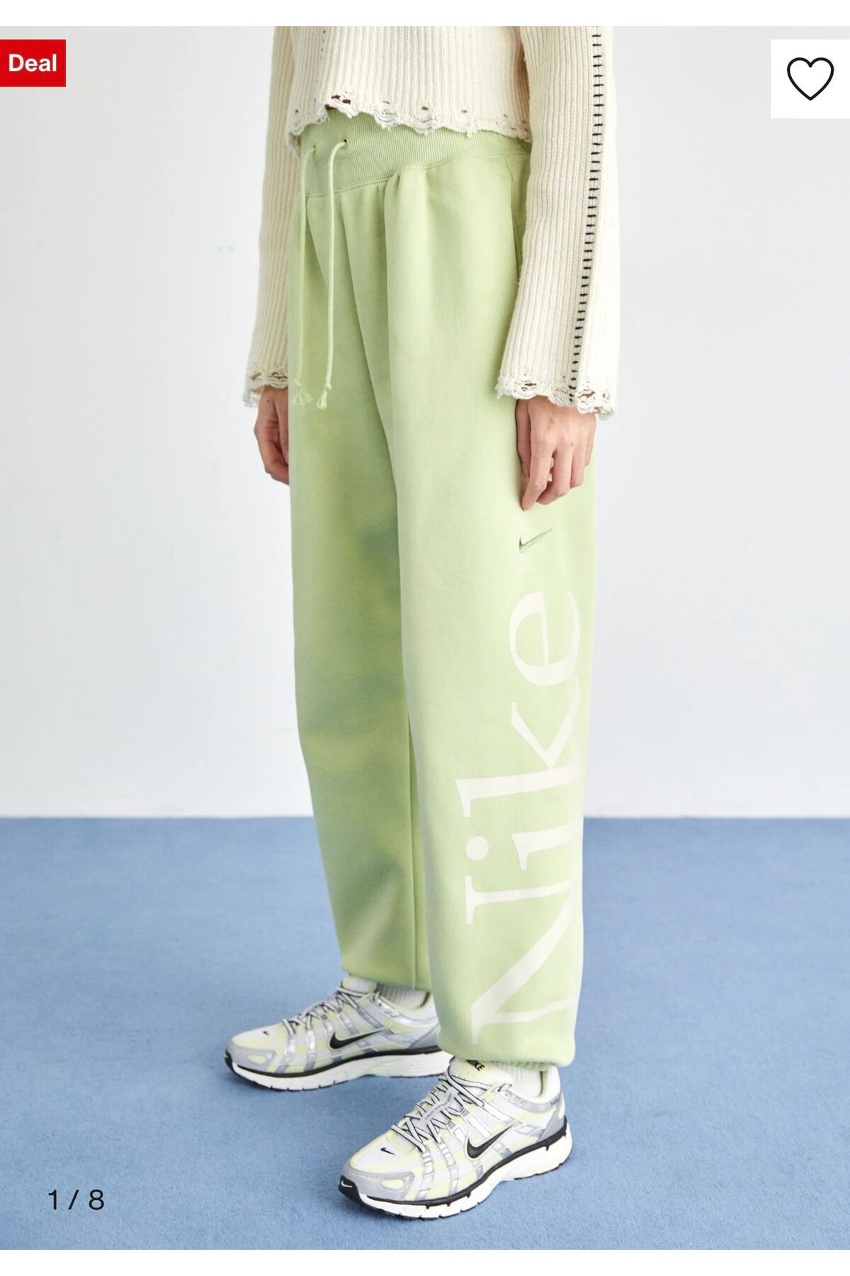 Nike Green Oversize Women s Sweatpants Phoenix Fleece Os Logo Trendyol