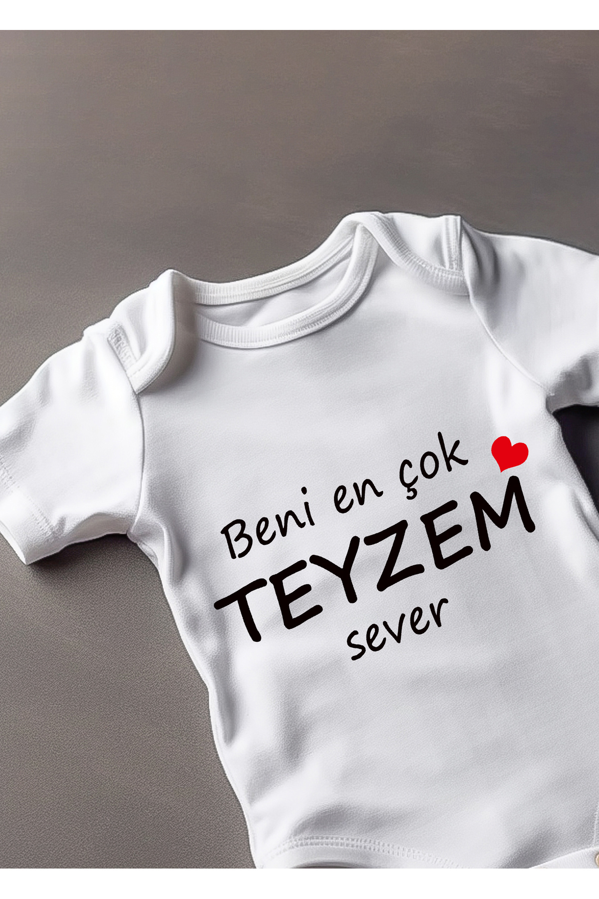 بادی نوزادی پسرانه – دخترانه سفید Lotus Baby | LTSBBYTEYZMSV اورجینال - تصویر 2