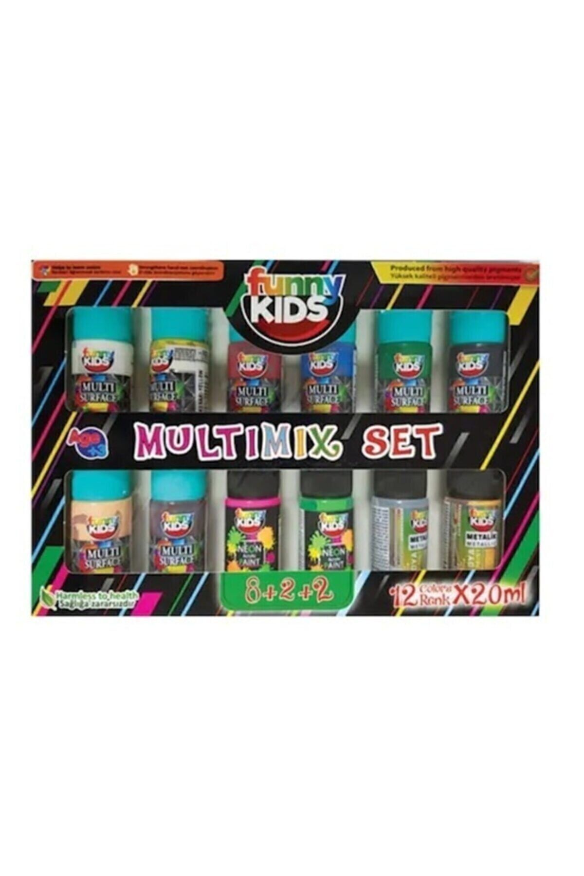 Rich Funny Kids Multimix Set 8 2 2 Renk (12X20 ML) - Fiyatı, Yorumları