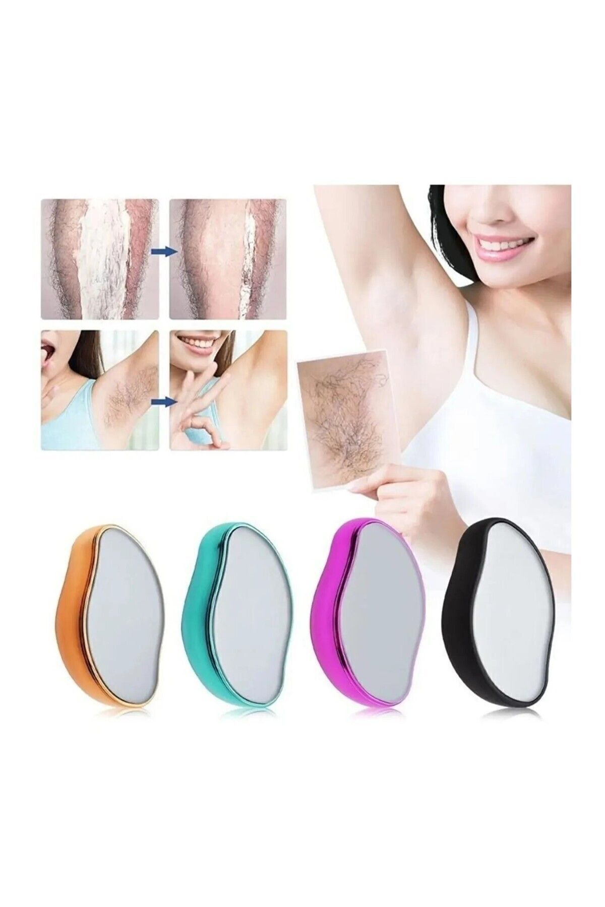 monalisatoka Crystal Eraser Epilasyon Aleti Tüy Silgisi Tüy Alıcı Fiziksel Kristal Epilatör