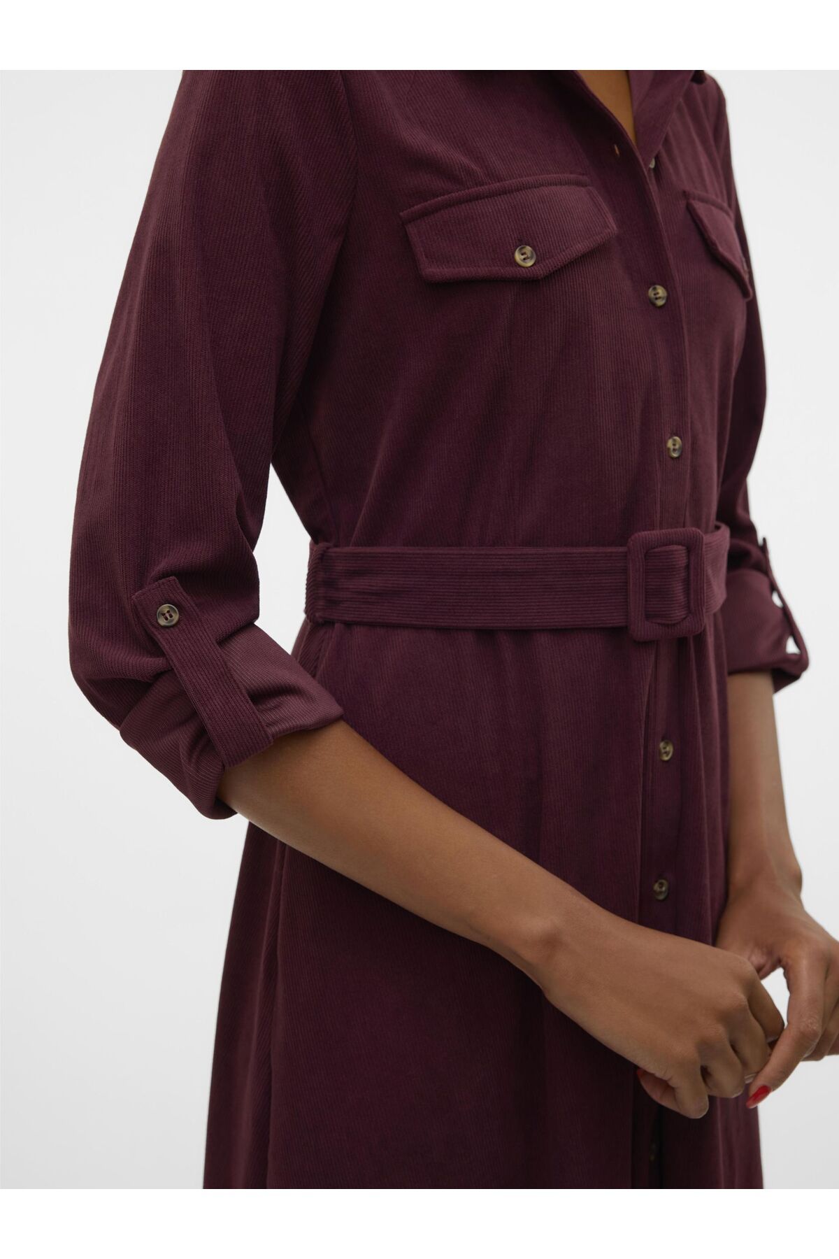 Vero Moda-Kleid Vmvilja Samtkleid 6
