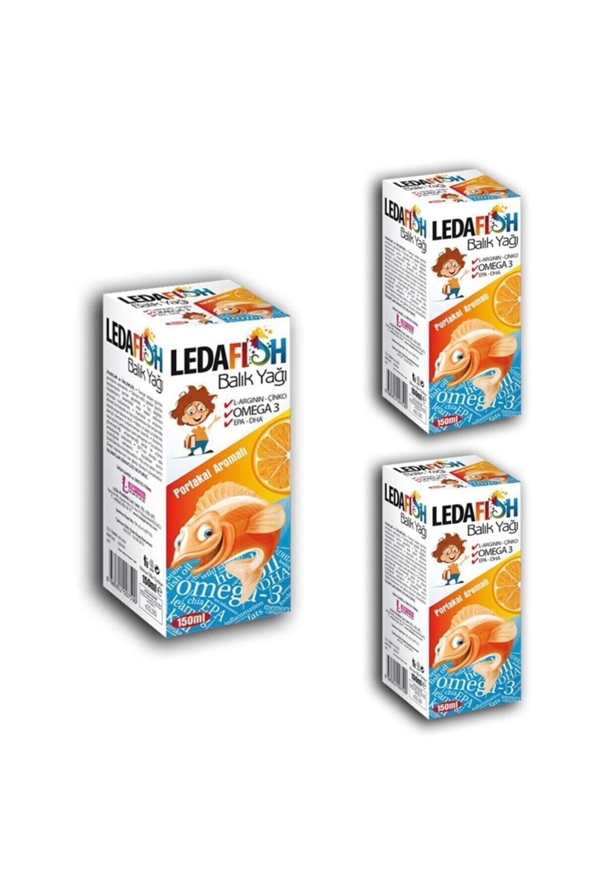 Ledafish Balık Yağı Şurup 150ml X3 Adet - 1