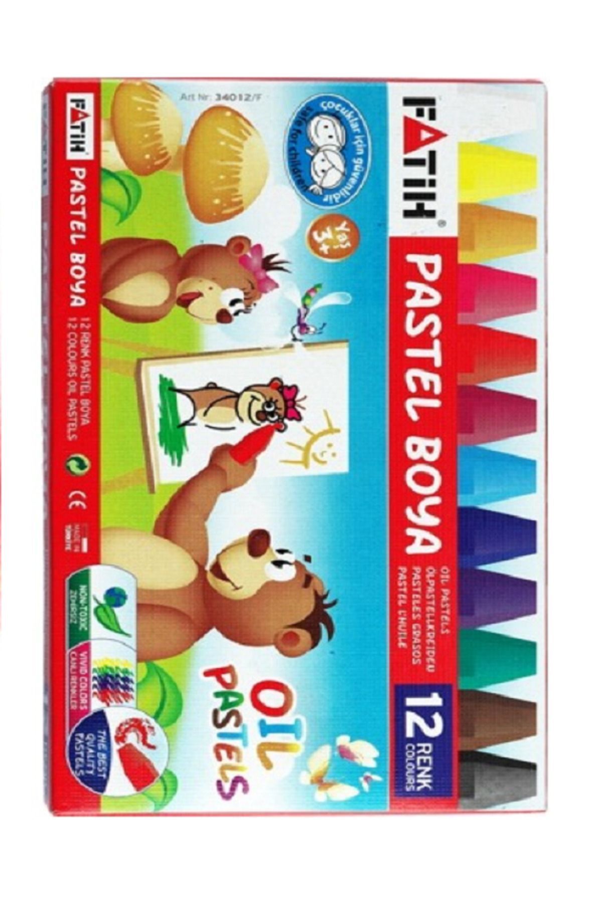 Fatih 12'Li Pastel Boya ( Oıl Pastels )