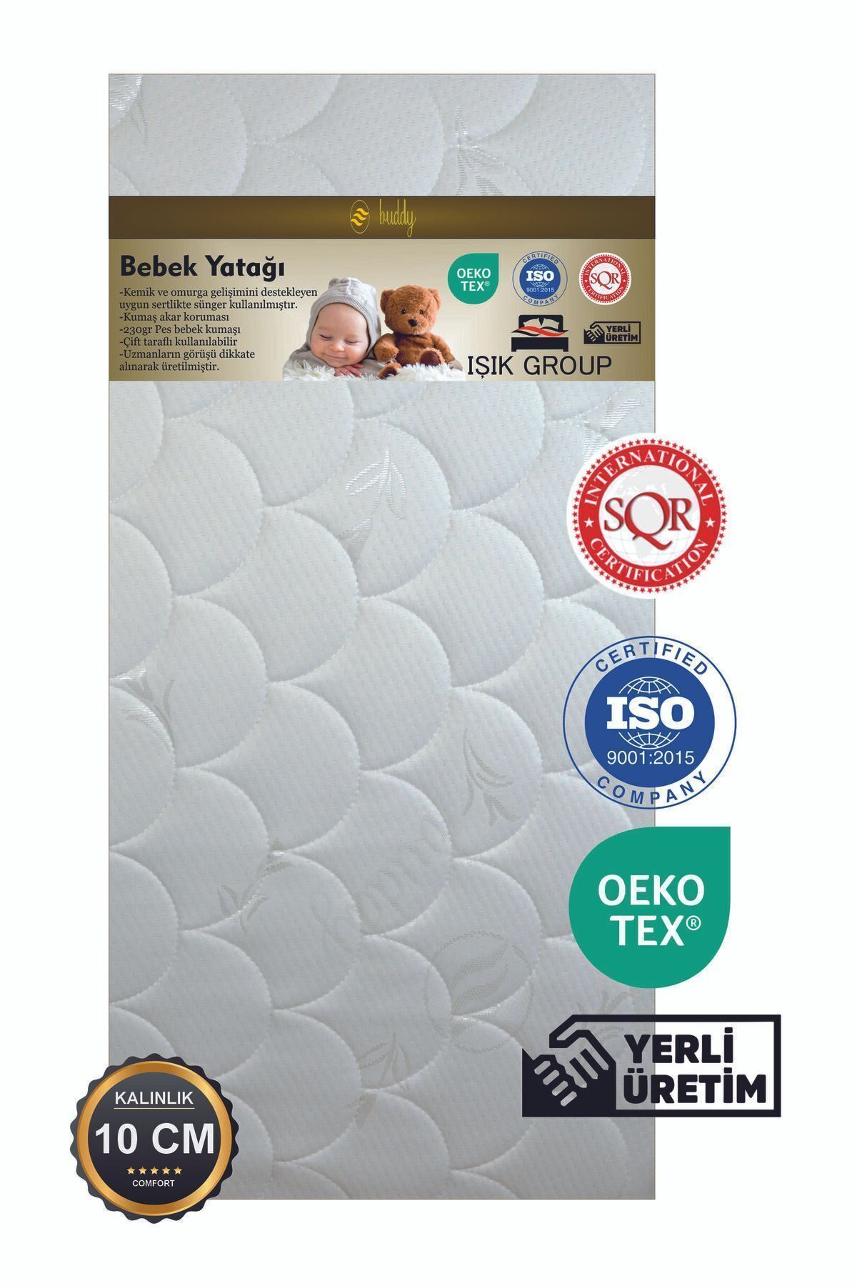 Buddy Cocuk Ve Bebek Yatak Sünger Lüx Bebek Yatağı Full Anne Yanı Park Yatak Tüm Ölçüler 10 fotoğrafı 2 (önizleme)