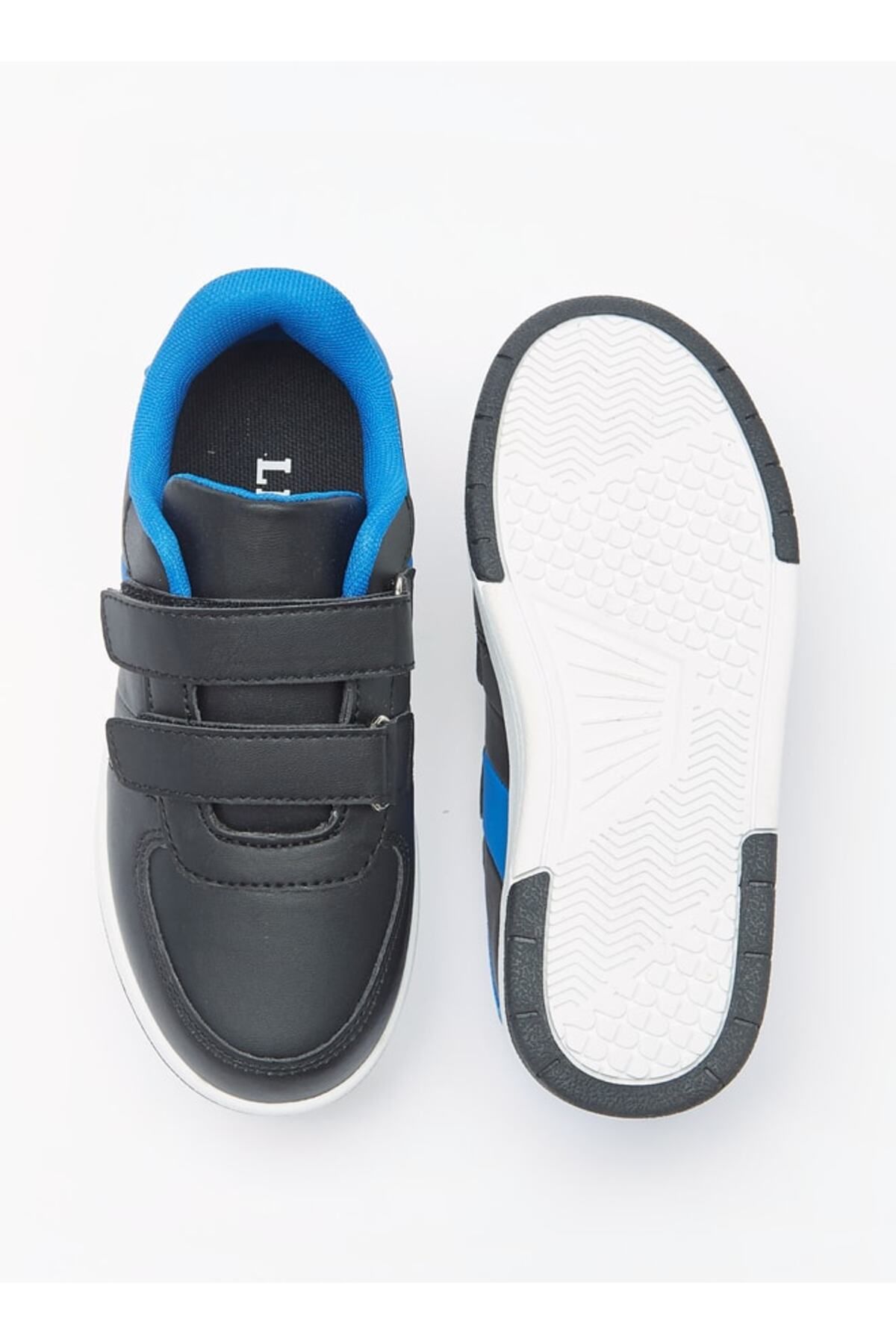 LBL by Shoexpress-Panelled Sneakers with Hook and Loop Closure 4