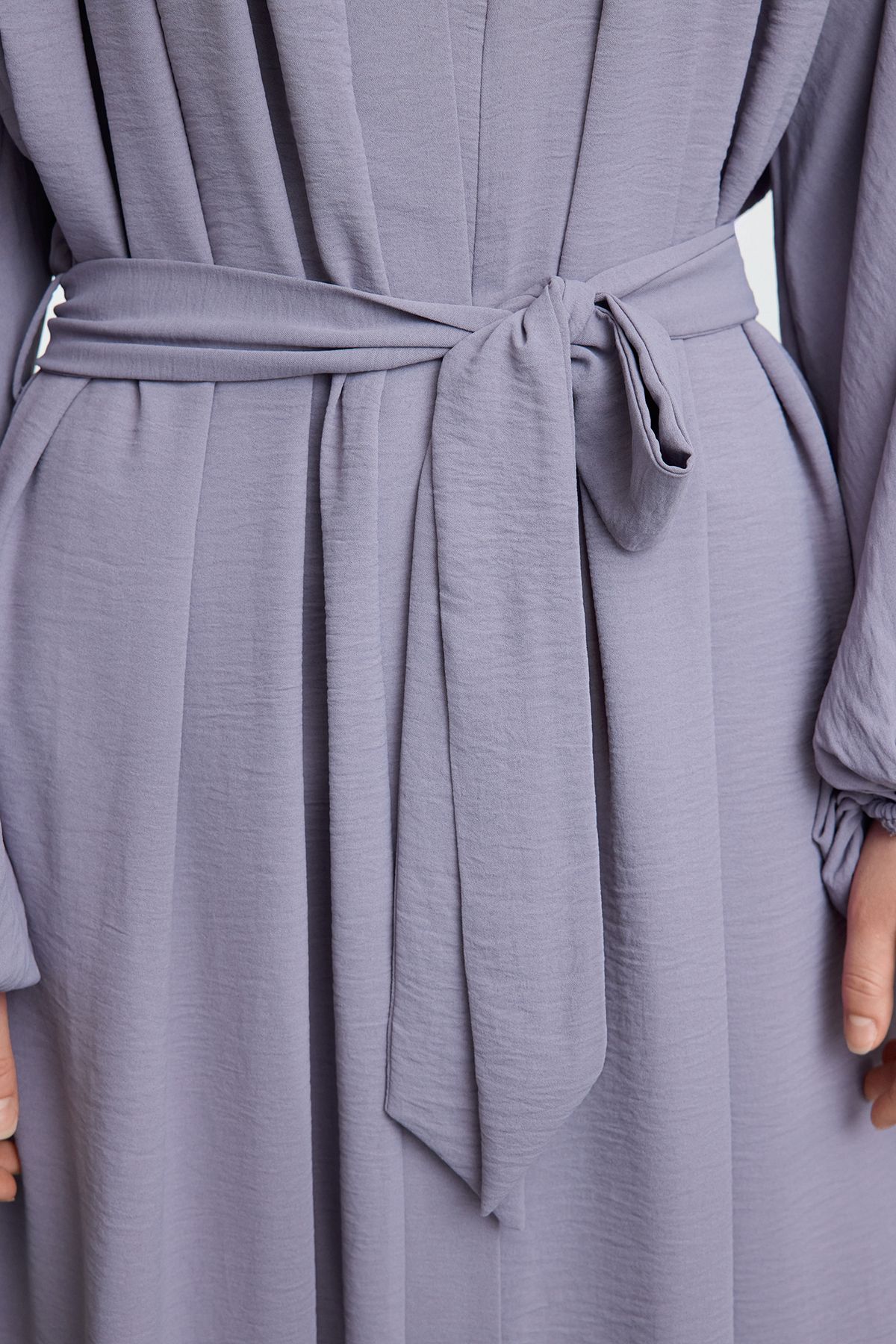 Trendyol Modest-Gray Bird Detailed Woven Cap - Ferace TCTAW25KF00017 3