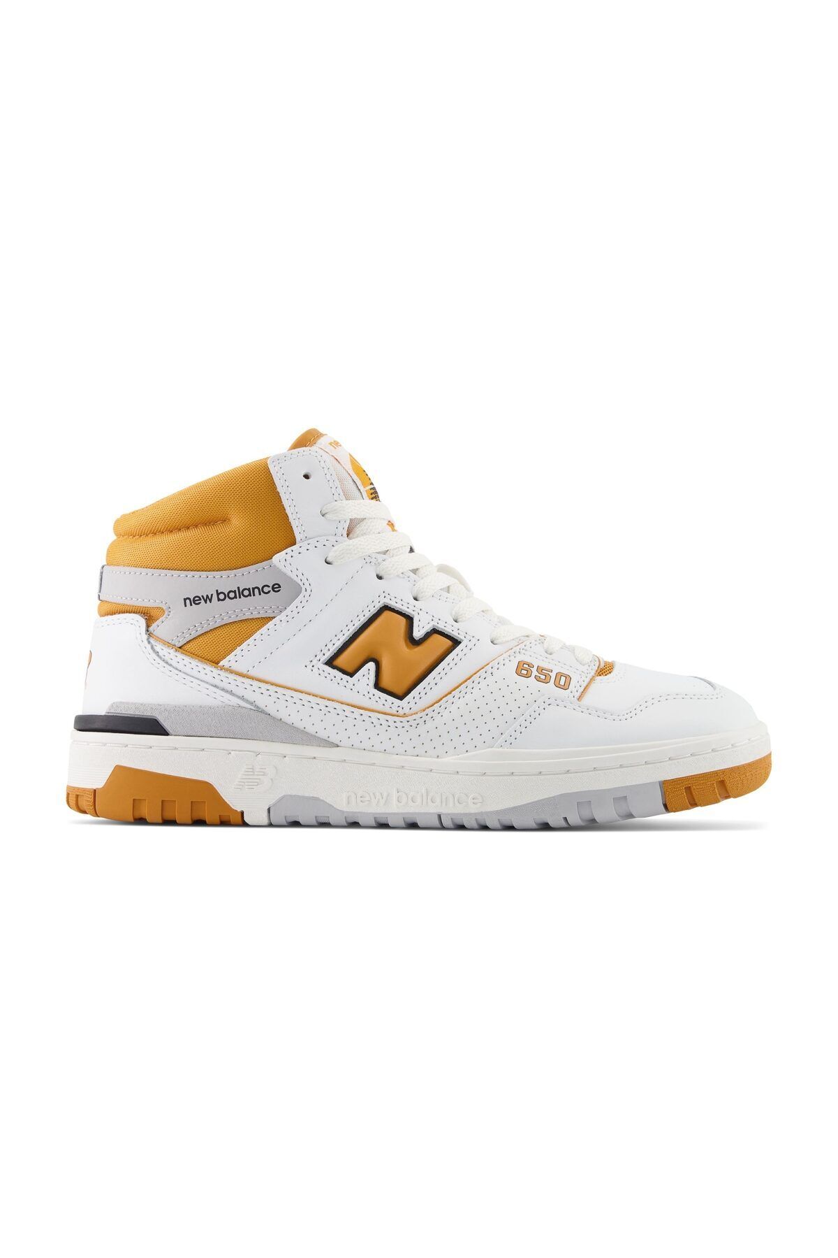 New Balance-Μοντέλο BB650RCL - Λευκό/πορτοκαλί 2
