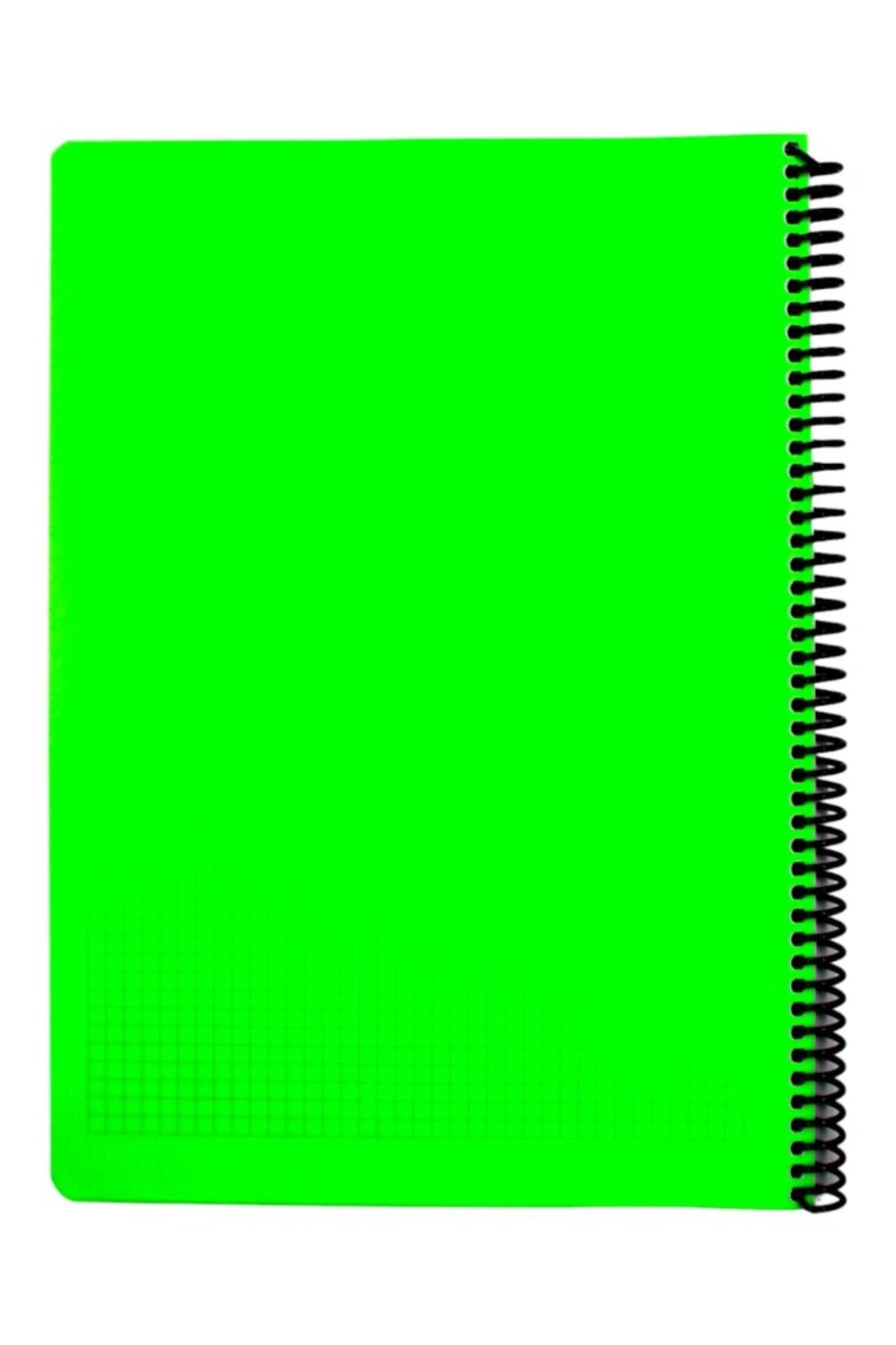Mynote-Flex A4 140 Sheets Checked Spiral Plastic Cover Notebook 4