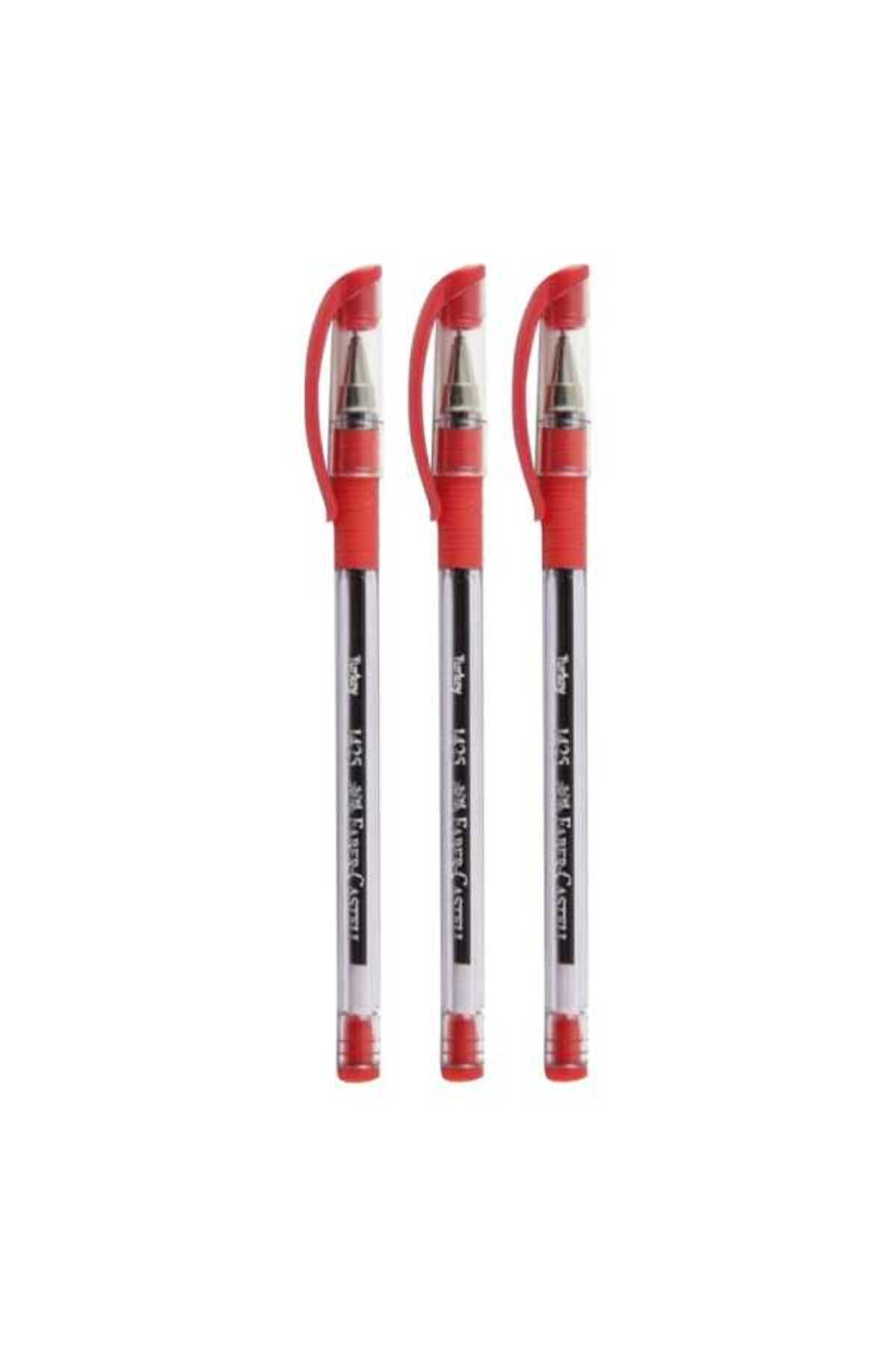 1425 Red Needle Tip Ballpoint Pen 3 pieces