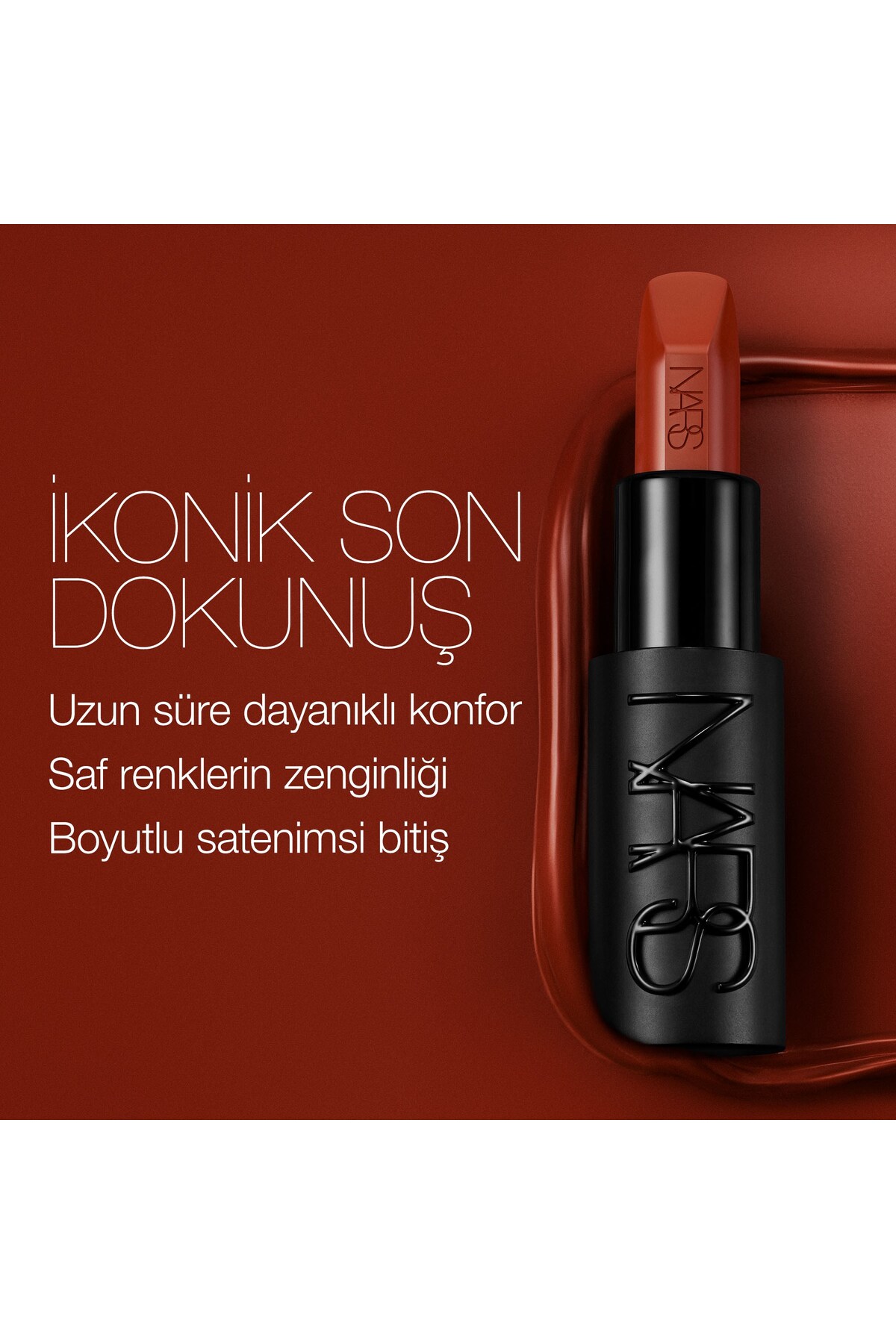 Nars Konforlu Kullanıma Sahip Saten Bitişli Ruj Çekirdeği Yağı ...