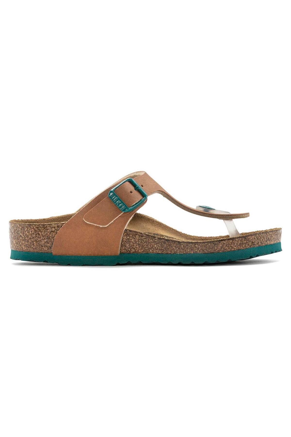 دمپایی بیرکن استاک پسرانه اوا قهوه ای  راسته      Beachwear | Birkenstock 1024327 - تصویر 5