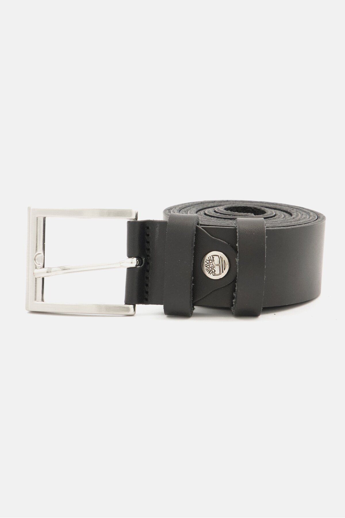 Timberland Men Leather Belt Black Trendyol