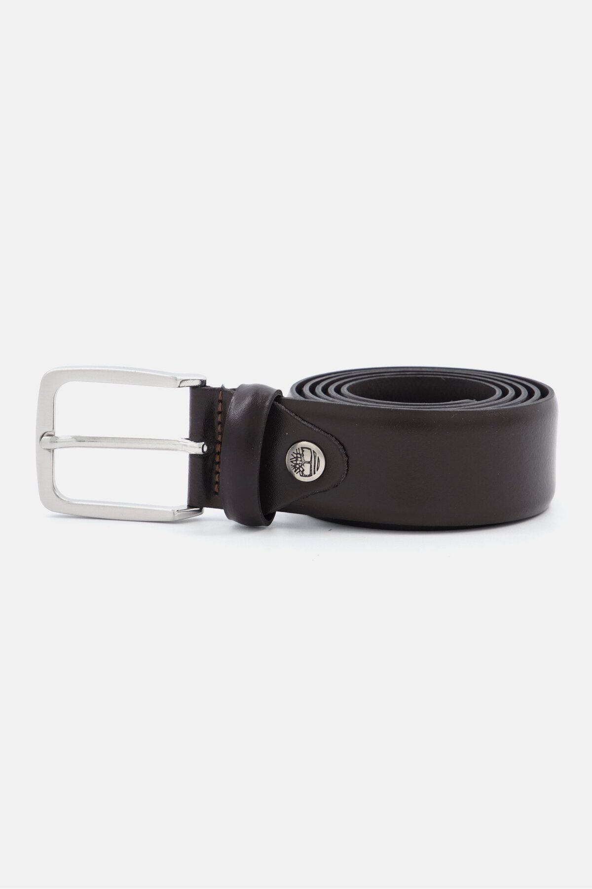 Timberland Men Leather Belt Brown Trendyol