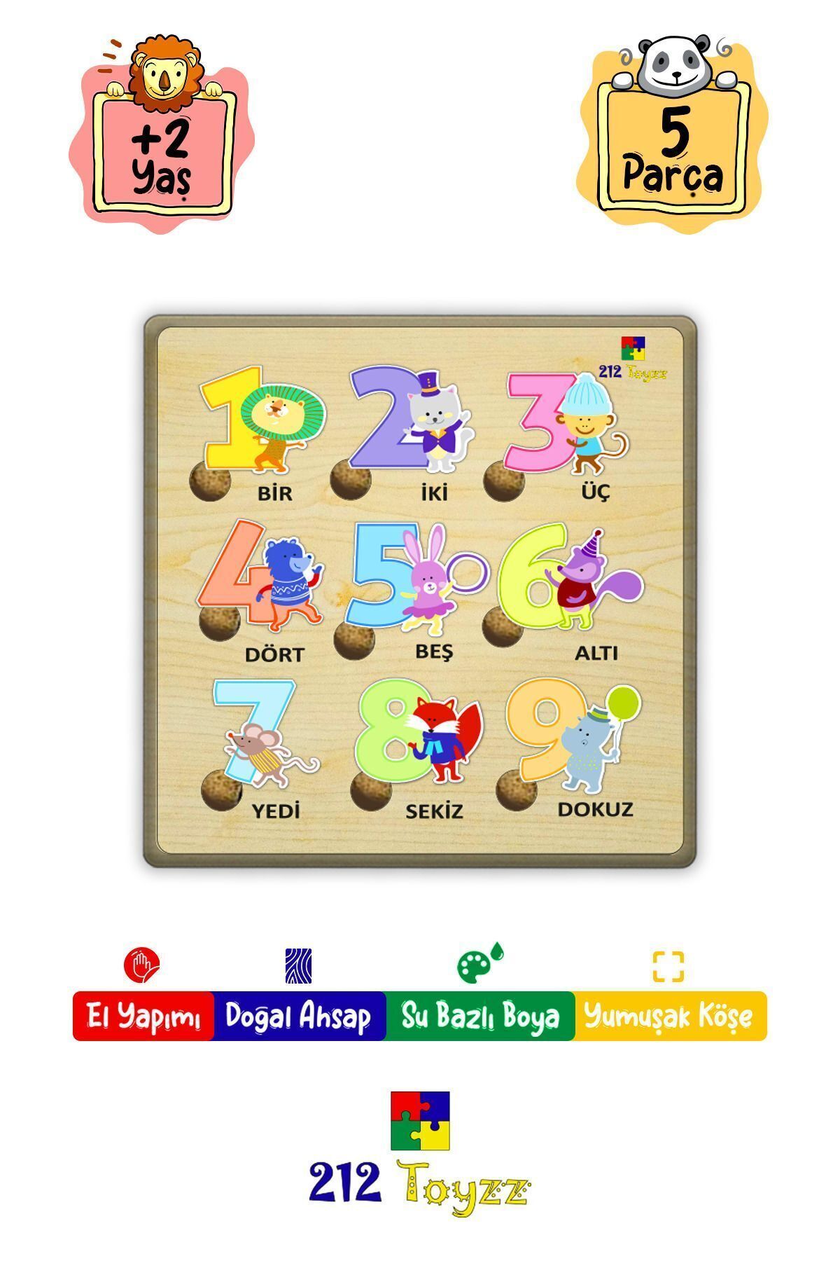 212toyzz 5 Adet Oyuncak Taşıtlar, Rakamlar,meyveler, Geometrik Şekil- Orman Hayvan 212 Toyzz fotoğrafı 5 (önizleme)