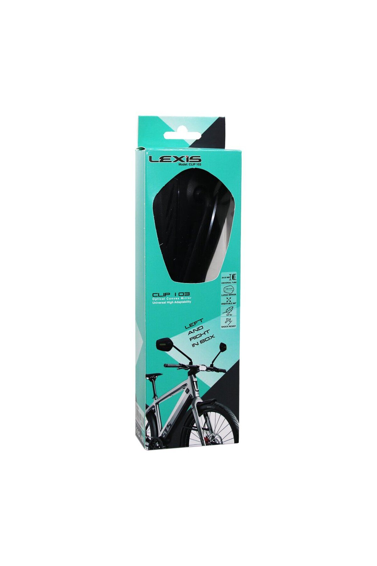 Clip on bike mirror on sale