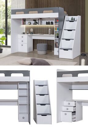 Setay Ranza, Troya Ranza Masa Kitaplık - Antrasit