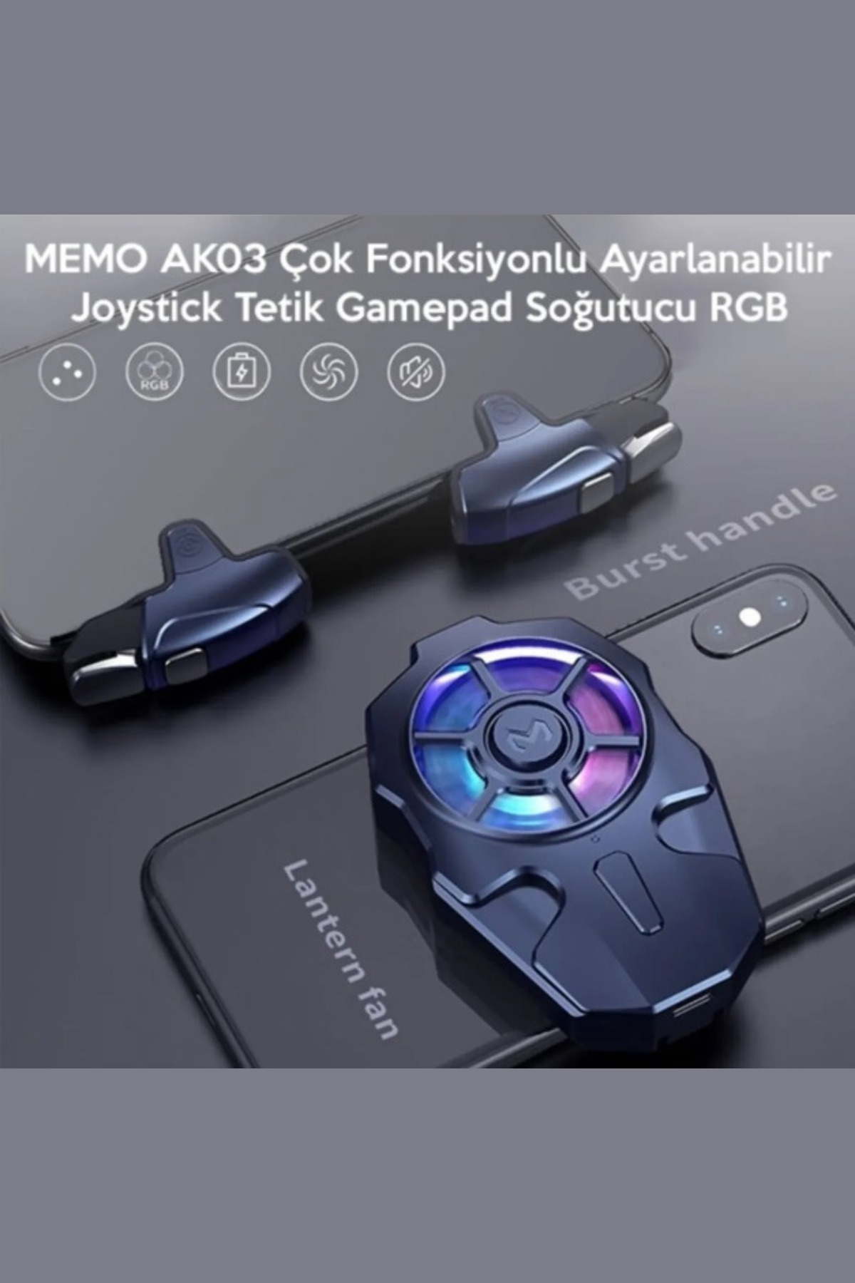 Asfal-Cooler Macroped Trigger with Finger Glove Pubg 3 Mode Series Shot Trigger with Carrying Case 6
