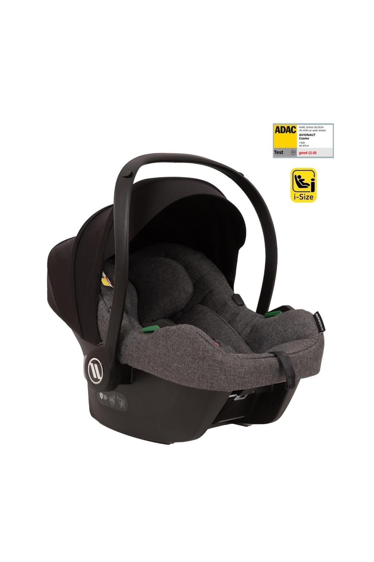 Cosmo i-Size Oto Koltuğu Gri 0-13 Kg Füme