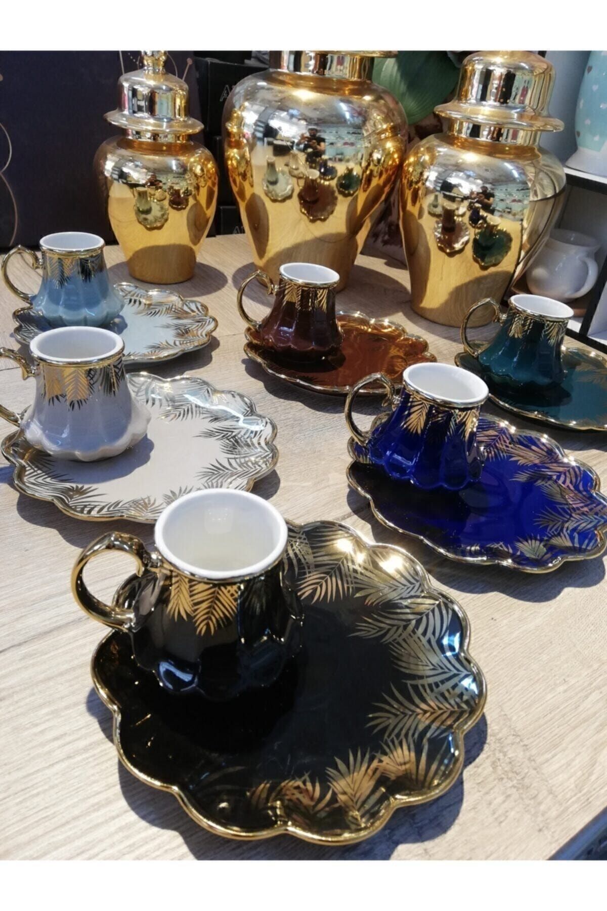 Acar Plus Palm Beach Set of 6 Coffee Cups