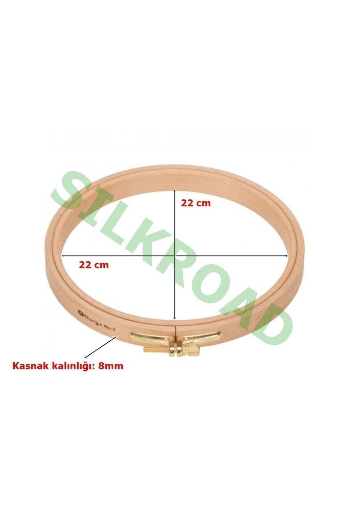 8mm Screw Wooden Pulley - No:5 Embroidery Pulley - 220mm - 8mm