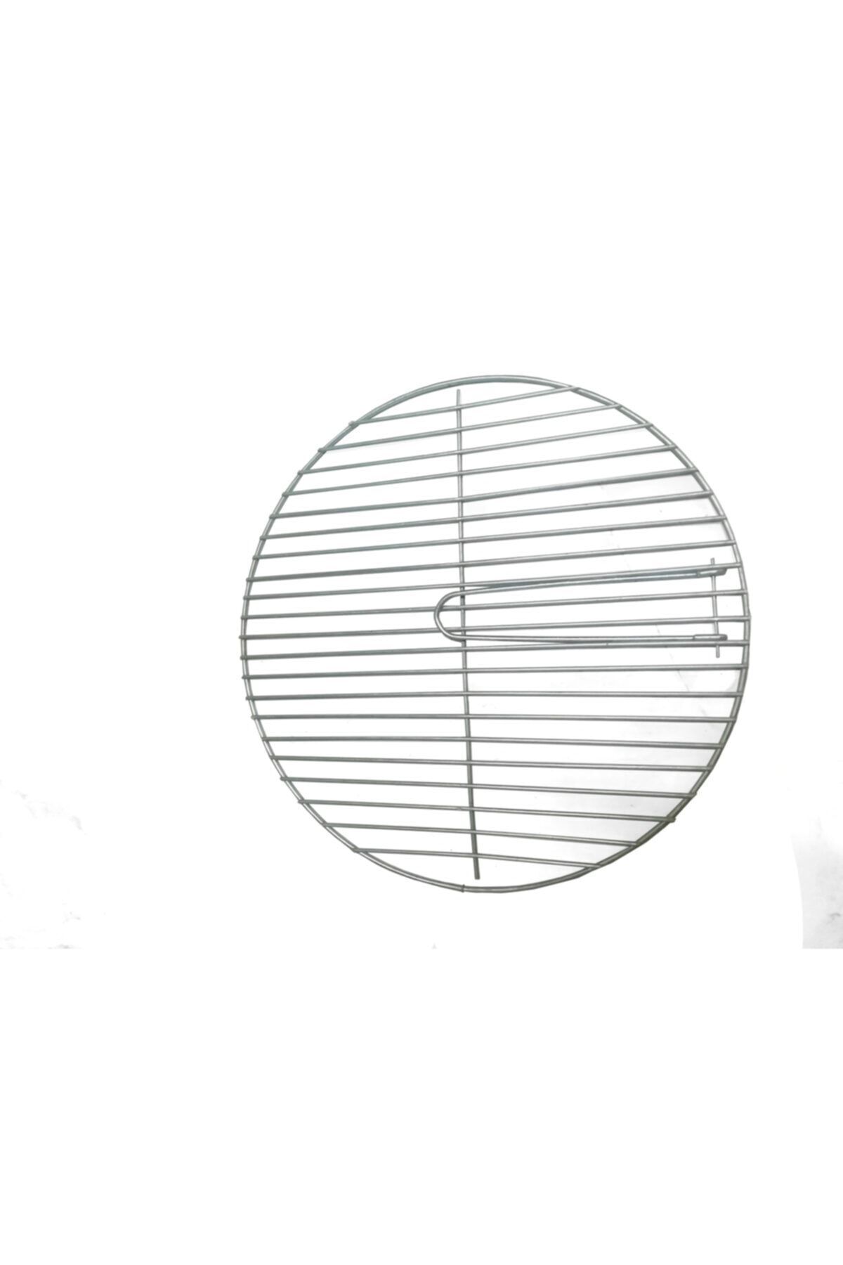 Oval Çember Yuvarlak Mangallık Şebit Izgarası Balık Teli 38x38 Cm Çapında 3 Adet 2