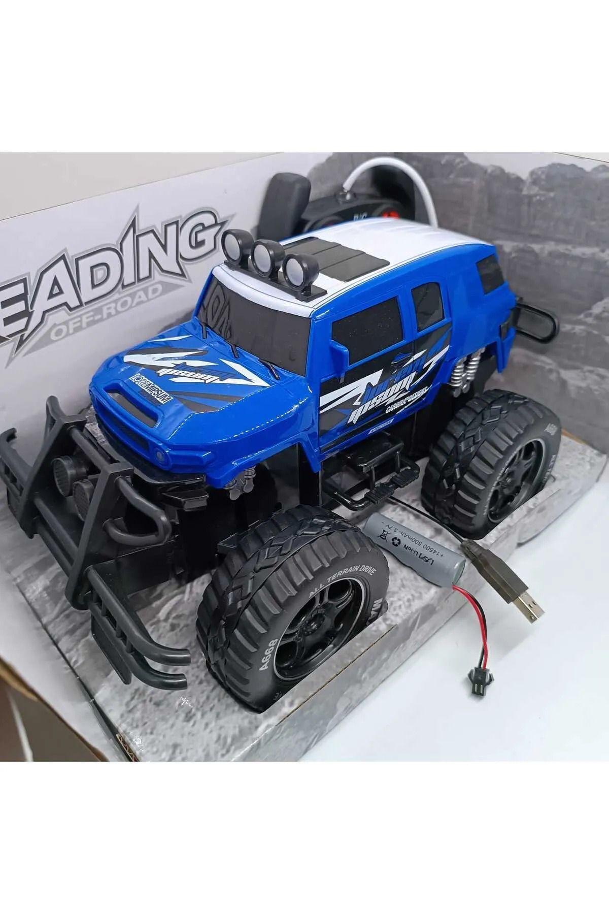 Uzaktan Kumandalı Şarjlı Araba Dev Boy Off Road Jeep Şık Tasarım