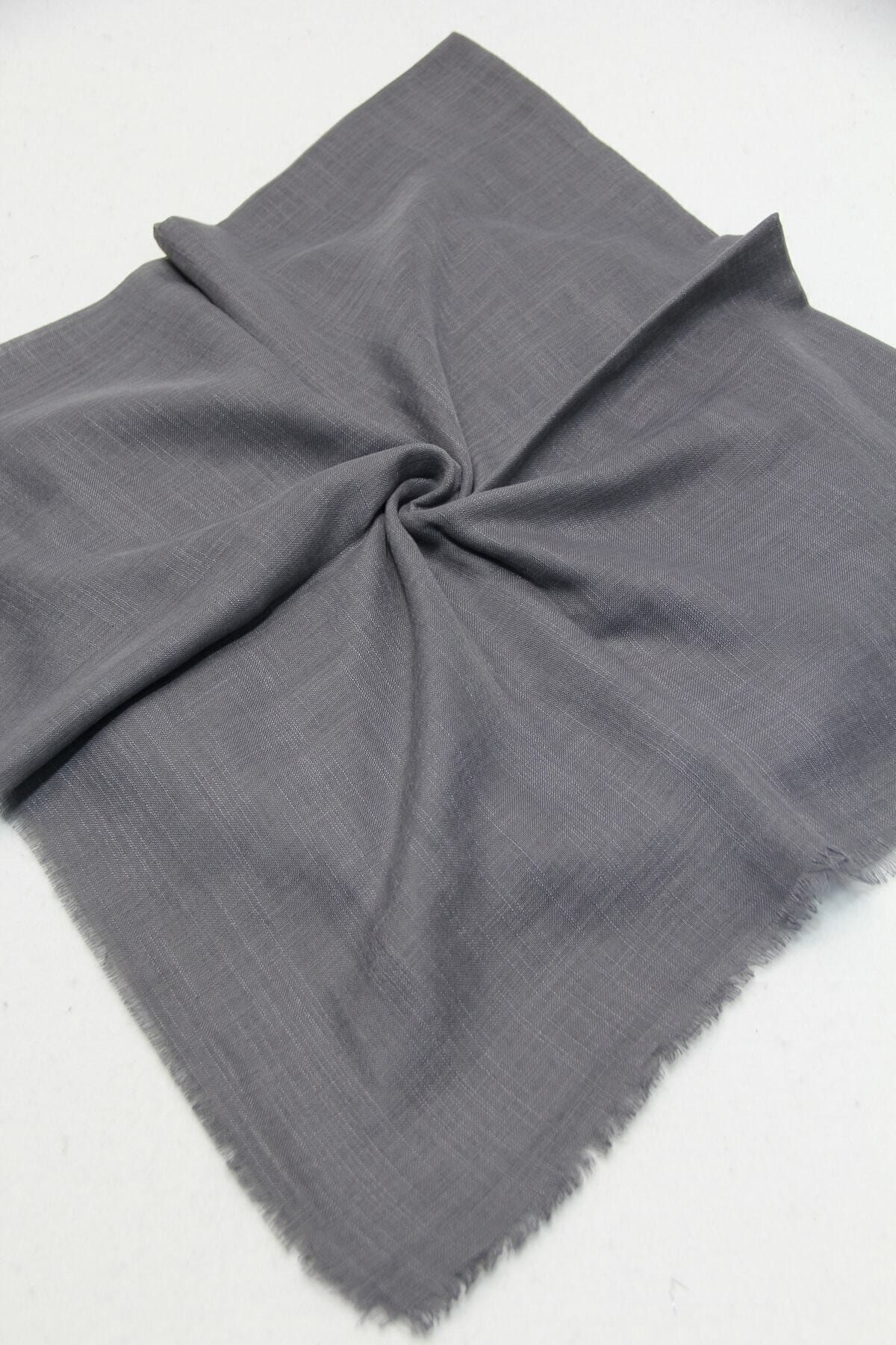 KİBAR İPEK Düz Flamlı Eşarp