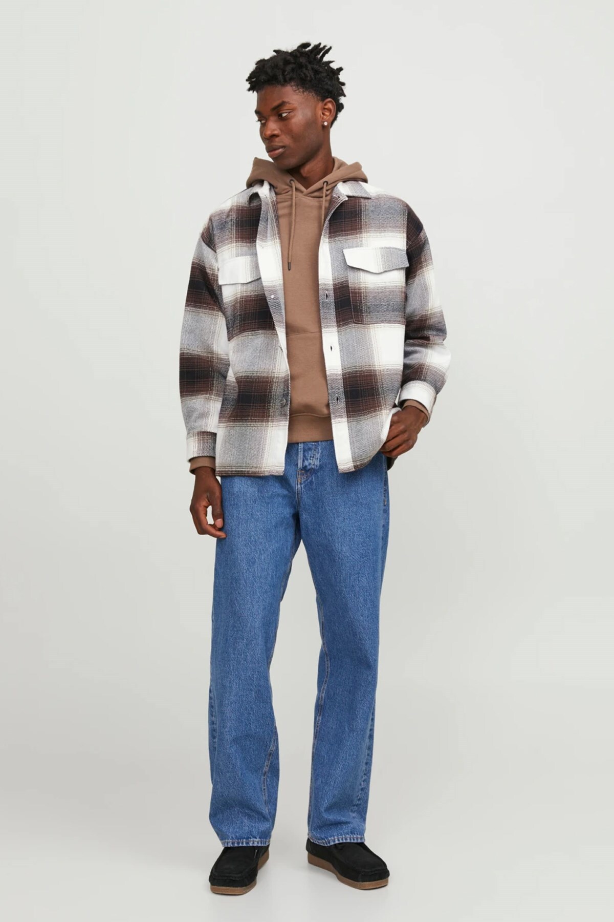 پیراهن مردانه راسته  آستین بلند | جک اند جونز Jack & Jones TYC8095EE8D56FC405 - تصویر 3