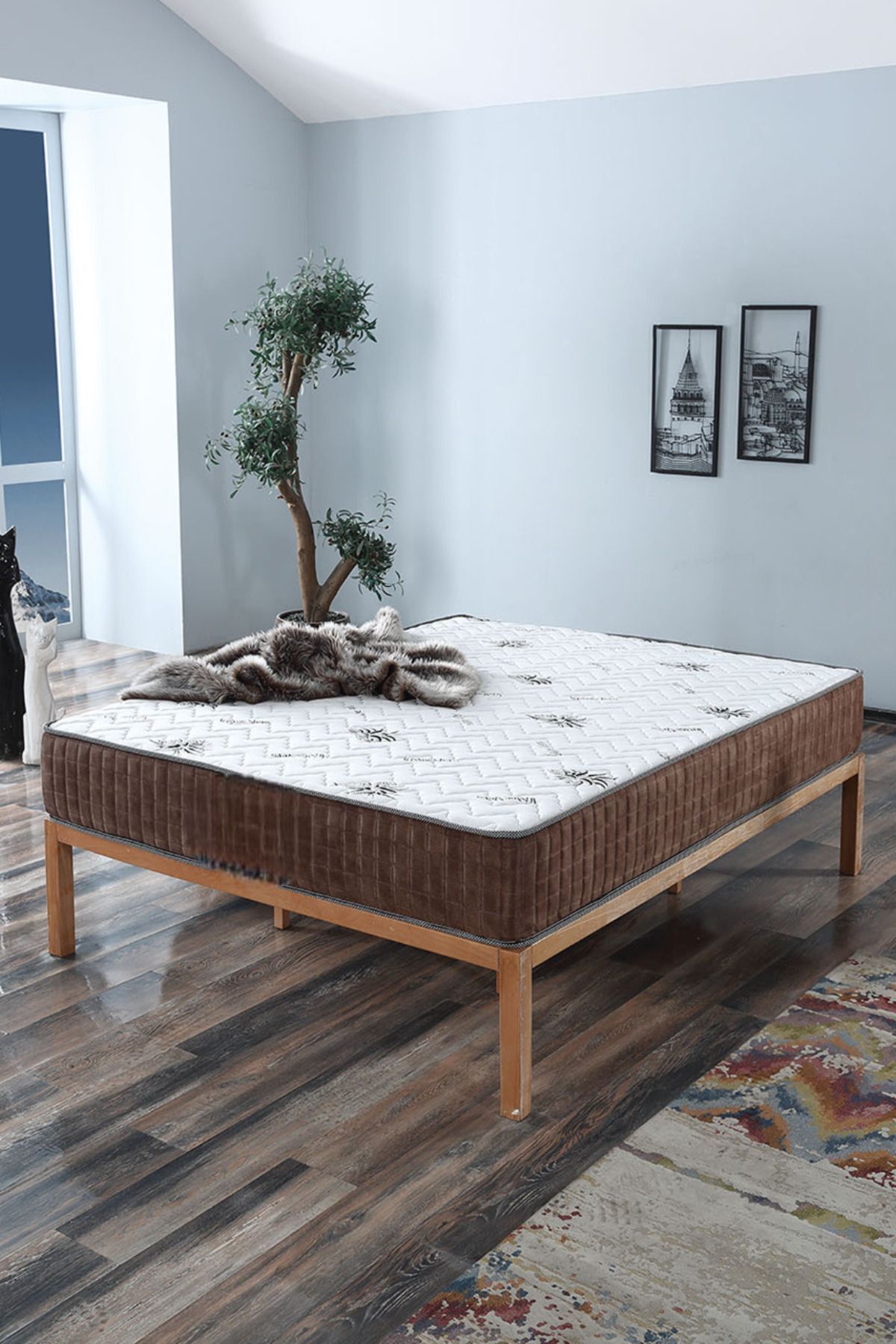 ASROYALLÜKS Double Side Full Ortopedik Yaylı Yatak