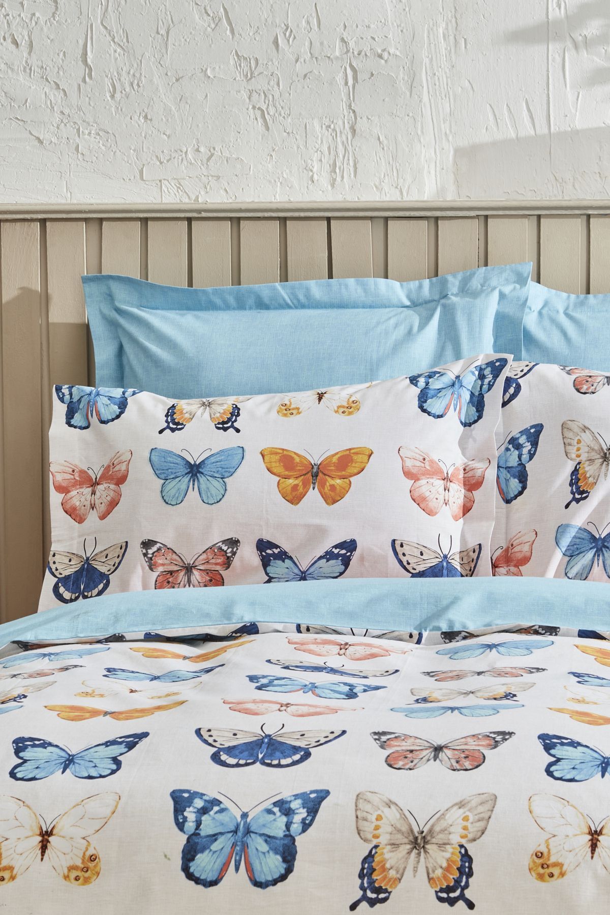 Karaca Home Danny %100 Pamuk Çift Kişilik Nevresim Takımı Lacivert Pp fotoğrafı 4 (önizleme)