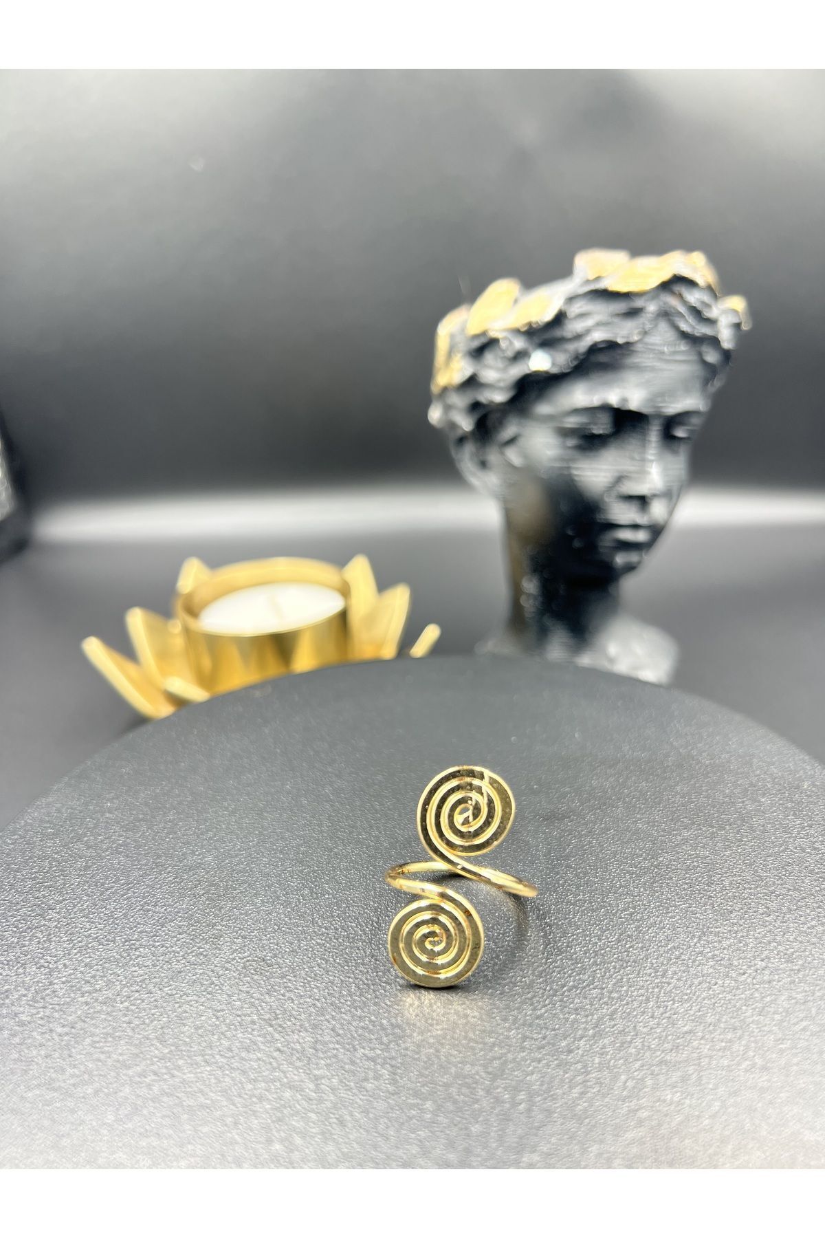 Saadet Yüksel Takı-ring with infinite symbol 2