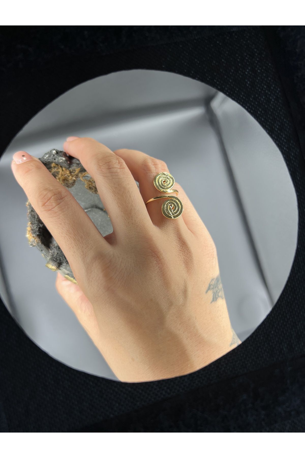 Saadet Yüksel Takı-ring with infinite symbol 1