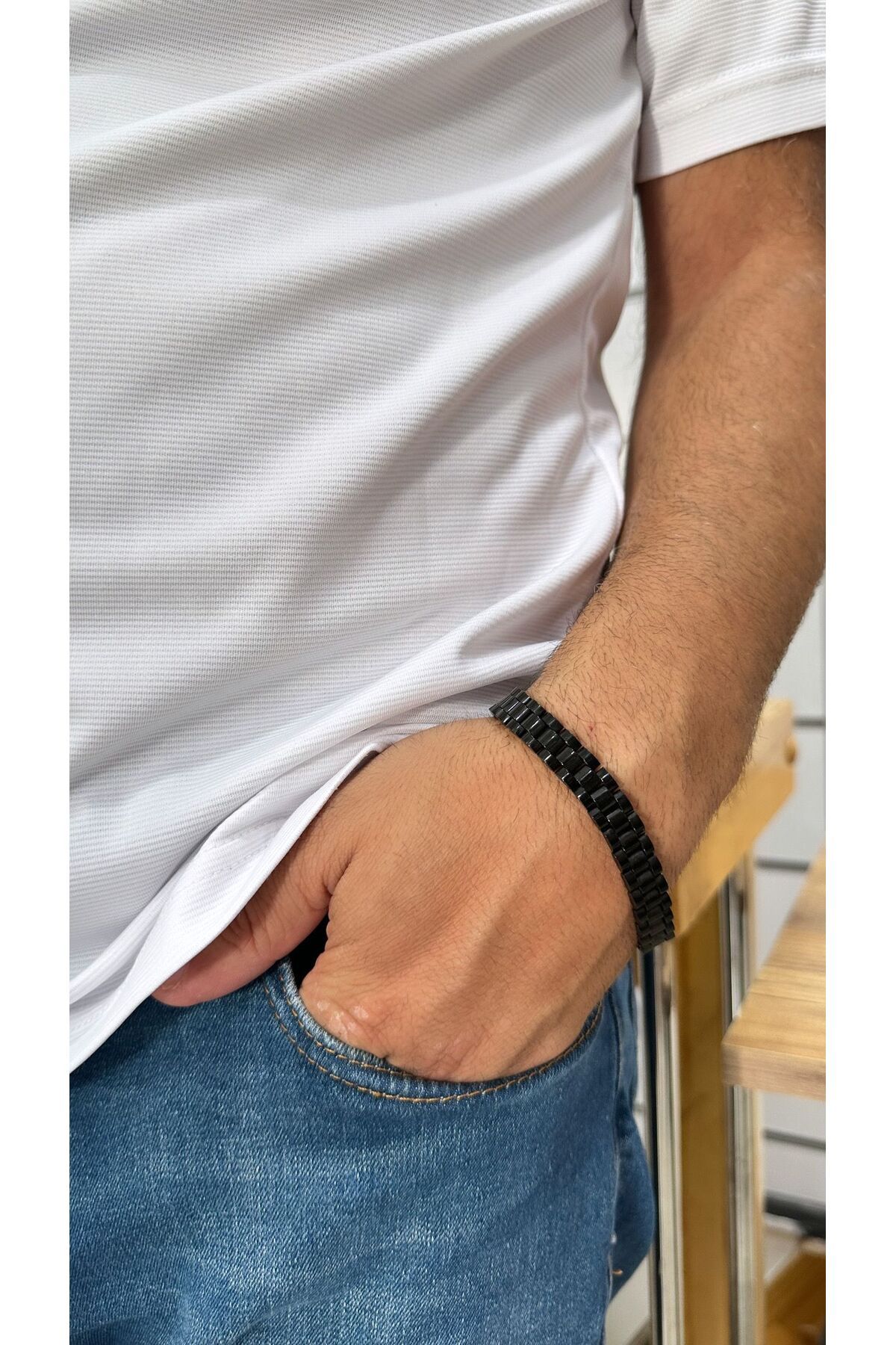 Çelik Erkek Bileklik