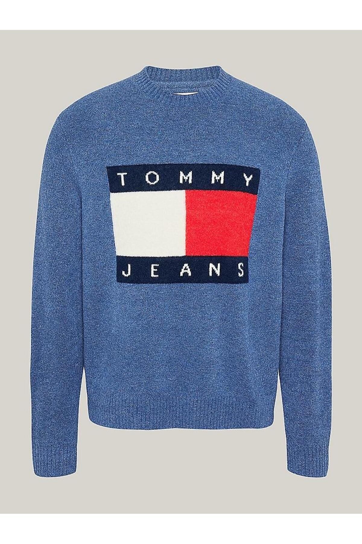 Tommy Hilfiger TJM REG MELANGE FLAG SWEATER Fiyat Yorumlar Trendyol