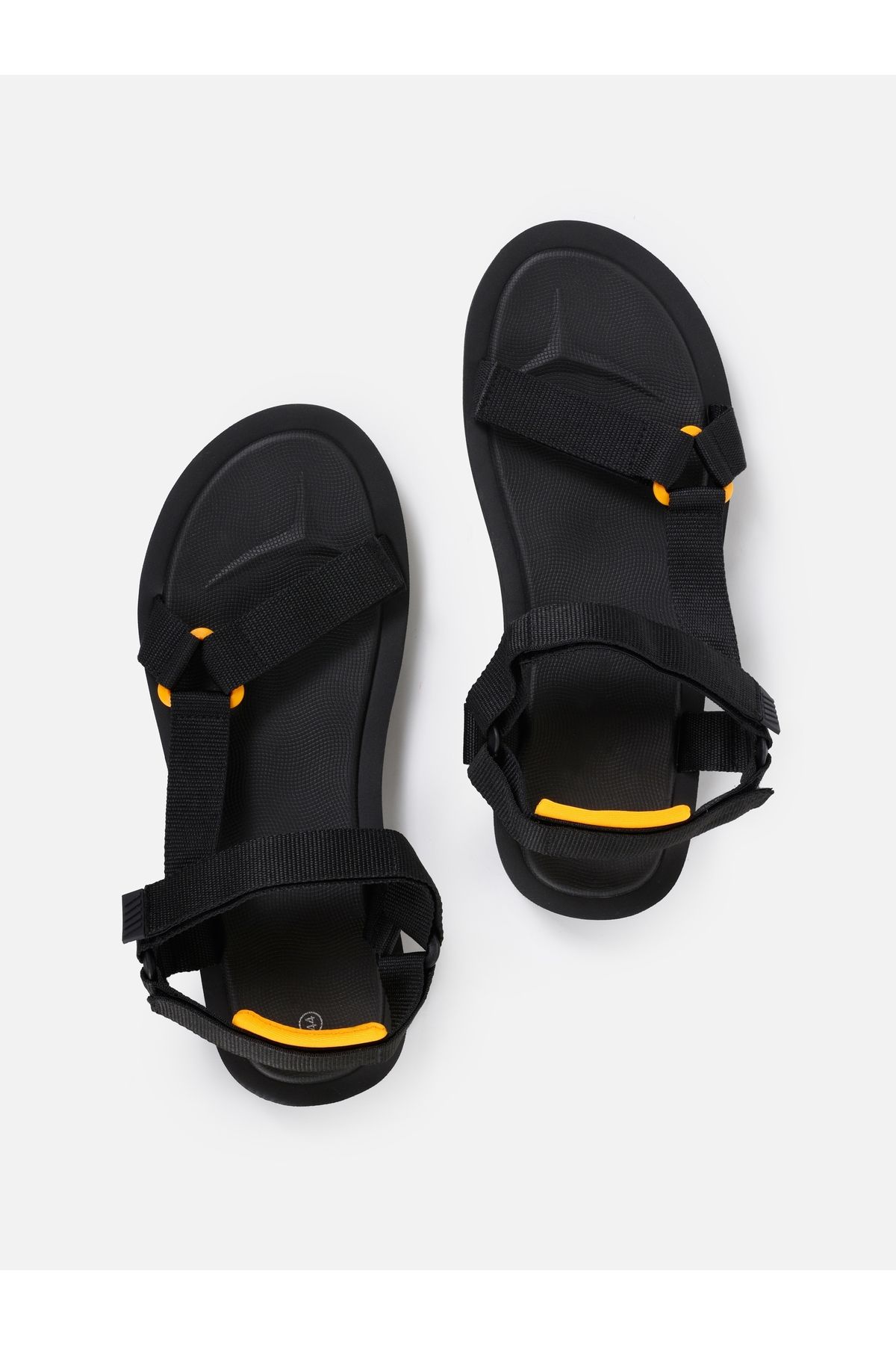 Colin's-Men's Black Sandals with Regular Fit 1