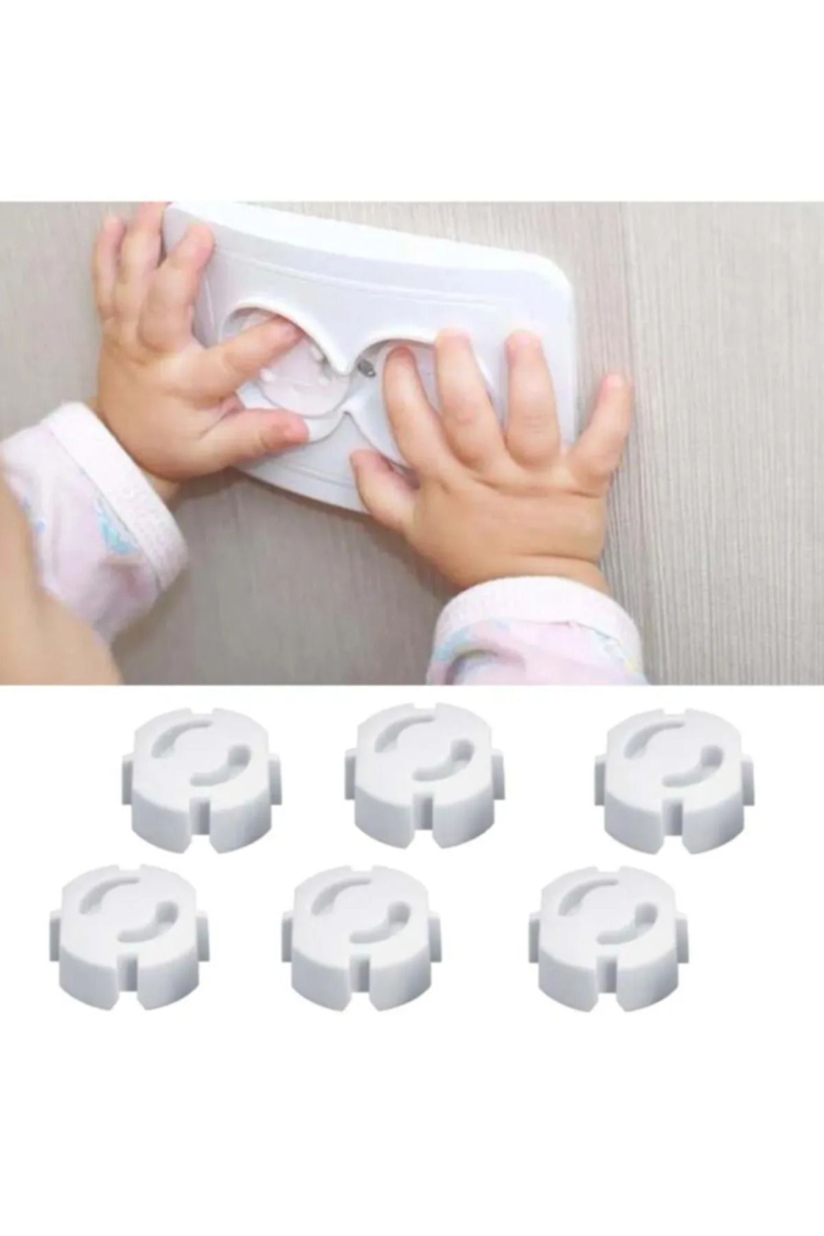 Hilamingo Home 12 Adet Priz Kapağı Bebek ve Çocuk Güvenlik Koruma Piriz Kapatıcı Priz Koruyucu fotoğrafı 2 (önizleme)