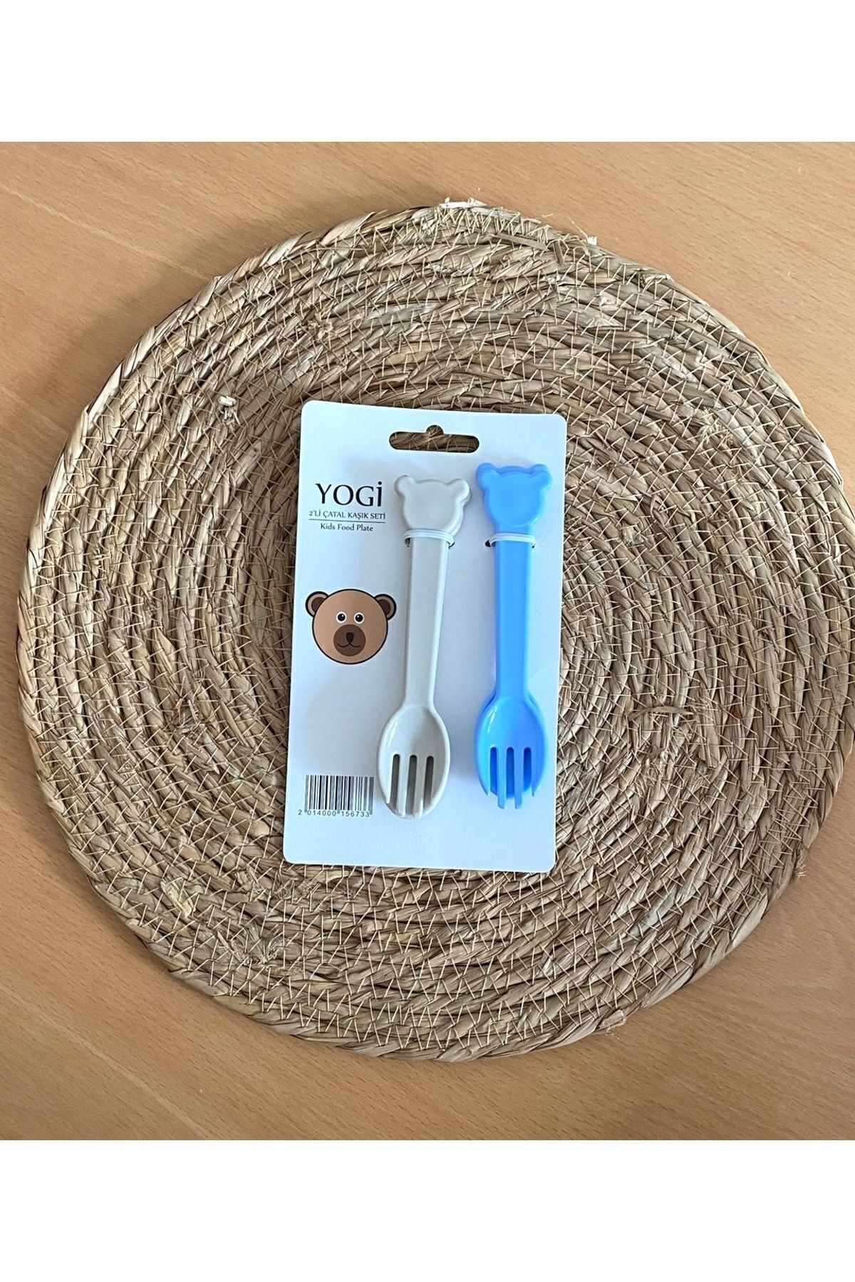 ZM HOME Bebek Mama Çatal Kaşık Seti Plastik Mama Kaşığı, Ek Gıda Kaşık Catal Renkli Kaşık fotoğrafı 3 (önizleme)