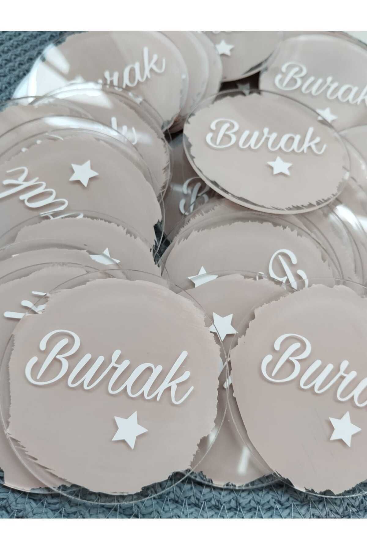 COSMICLINE 20 adet Bebek Magnet - Hediye Magnet - Kişiye Özel Doğum Günü Özel Gün Hediyelik Magnet fotoğrafı 3 (önizleme)