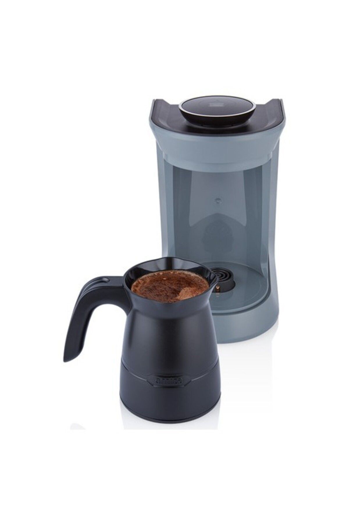Arnica-ARNICA IH32058 - Gray Eco Turk Coffee Machine with Foam 4