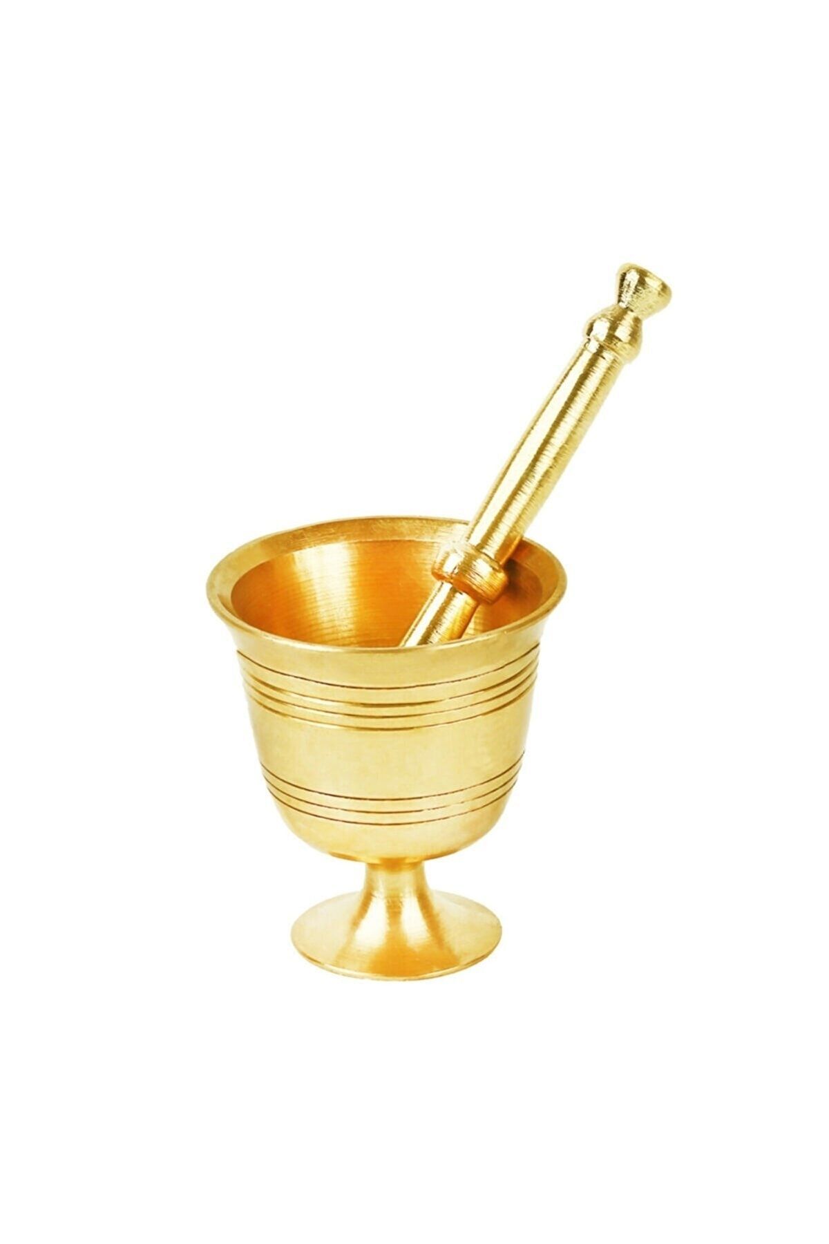 Aydudu Sarı Prinç Havan Sarımsak Döveceği Yükseklik 10 Cm Ağız Çap 9 Cm Ağırlık 1 Kg