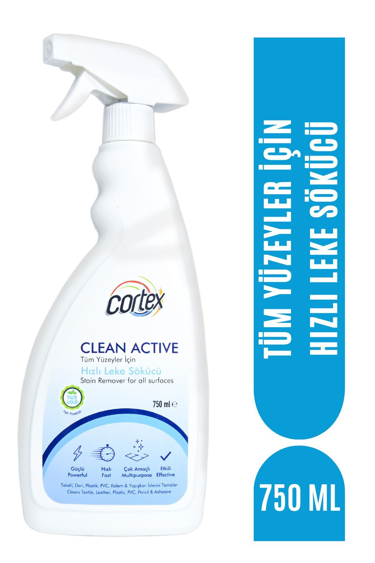 Genel Markalar Leke Çıkarıcı Tüm Yüzeyler İçin Hızlı Çözüm Clean Active