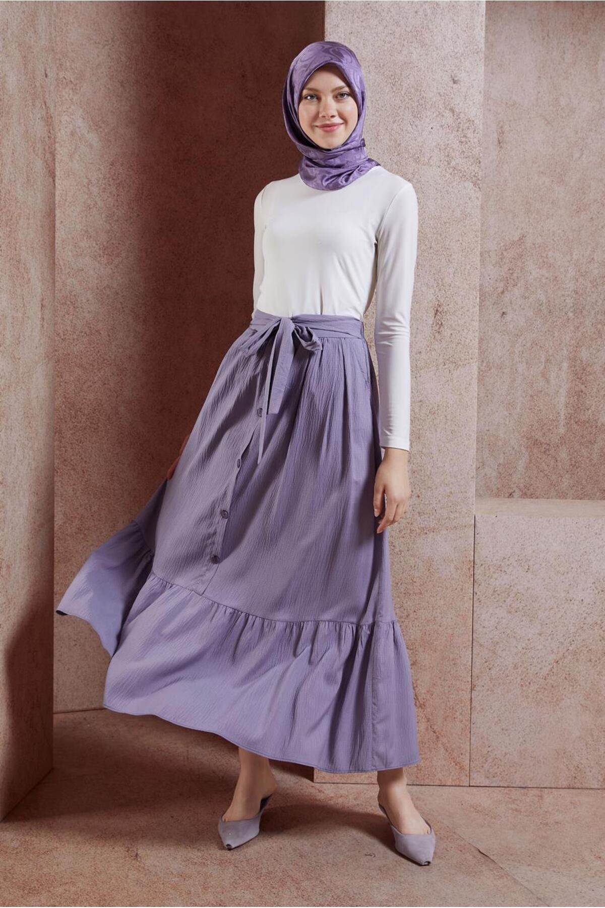 دامن زنانه آلوینا | 24YETK0060590 Alvina - Image 4