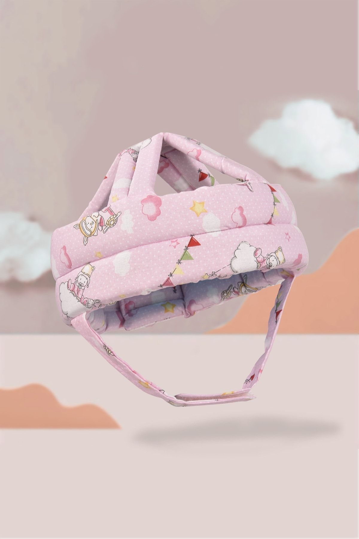 TOKKO Ayarlanabilir Bebek Çocuk Baş Kafa Koruma Güvenlik Kaskı - Bebek Kafa Koruyucu -bebek Emniyet Kaskı