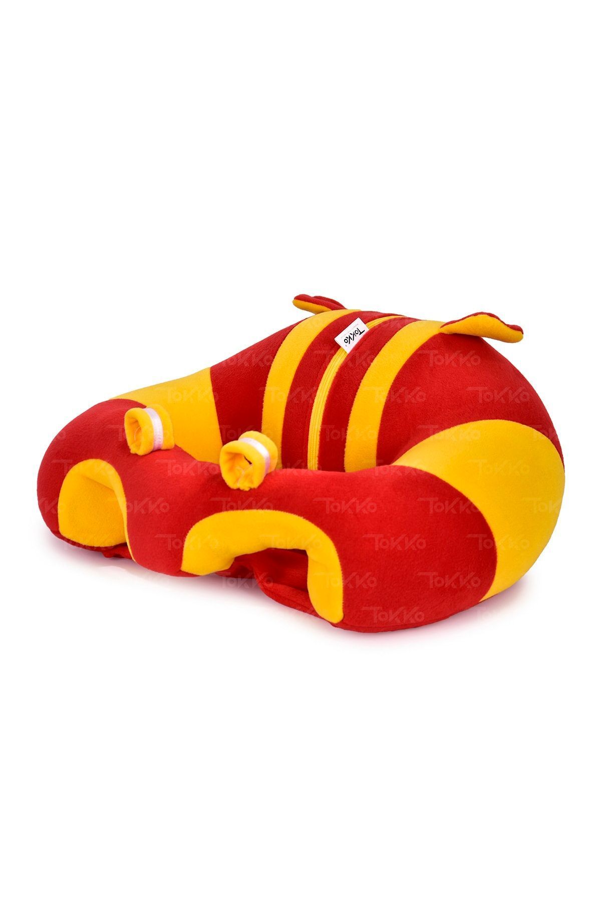 TOKKO-Sitting Support Cushion with Yellow Red Pillow Gift for Big Baby - Seat 5