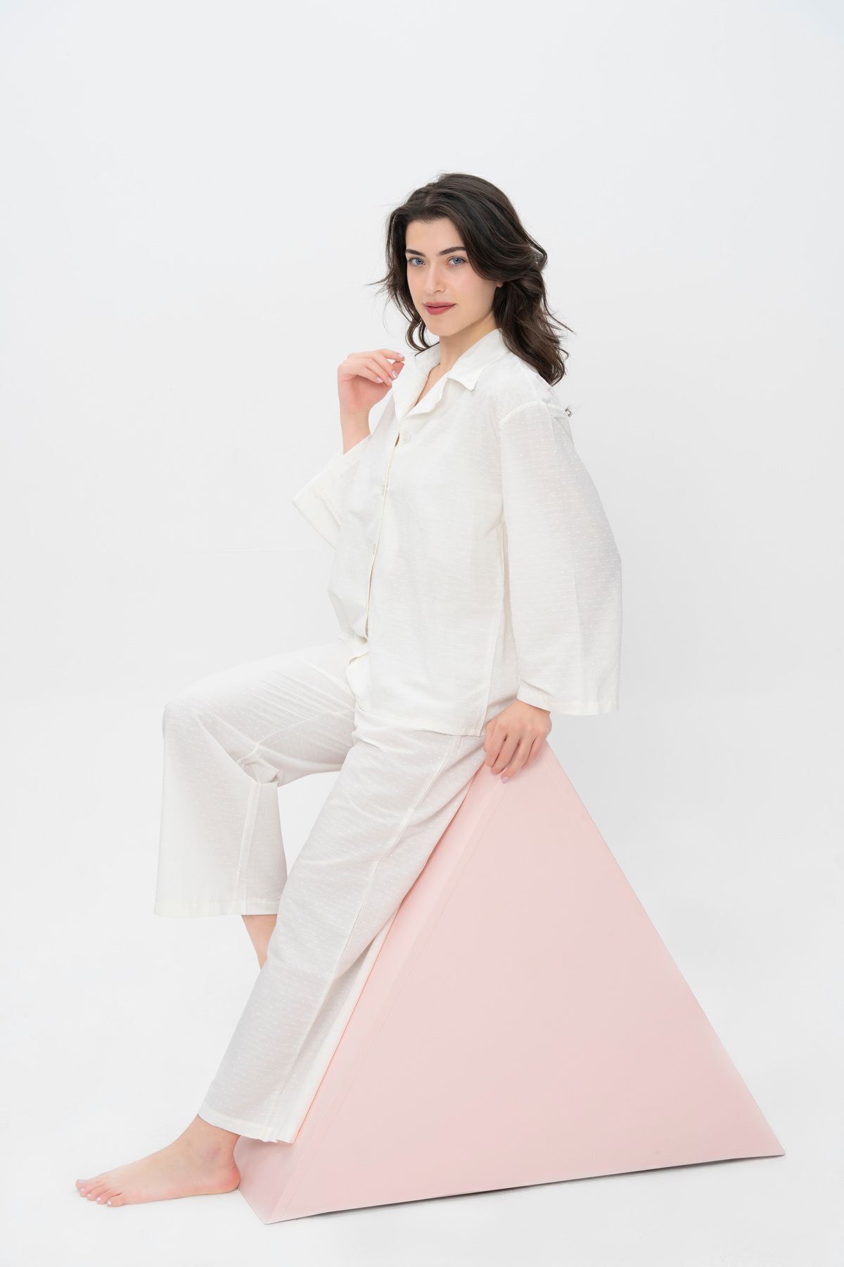 bloum-Long Pearly Suit Set 3