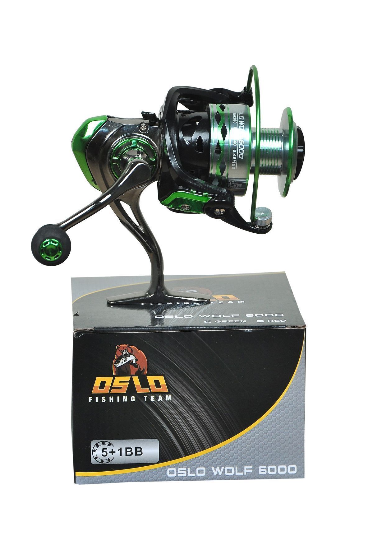 ست چوب ماهیگیری BLUE OSLO WOLF 6000 تیم ساحلی حرفه ای Kudos